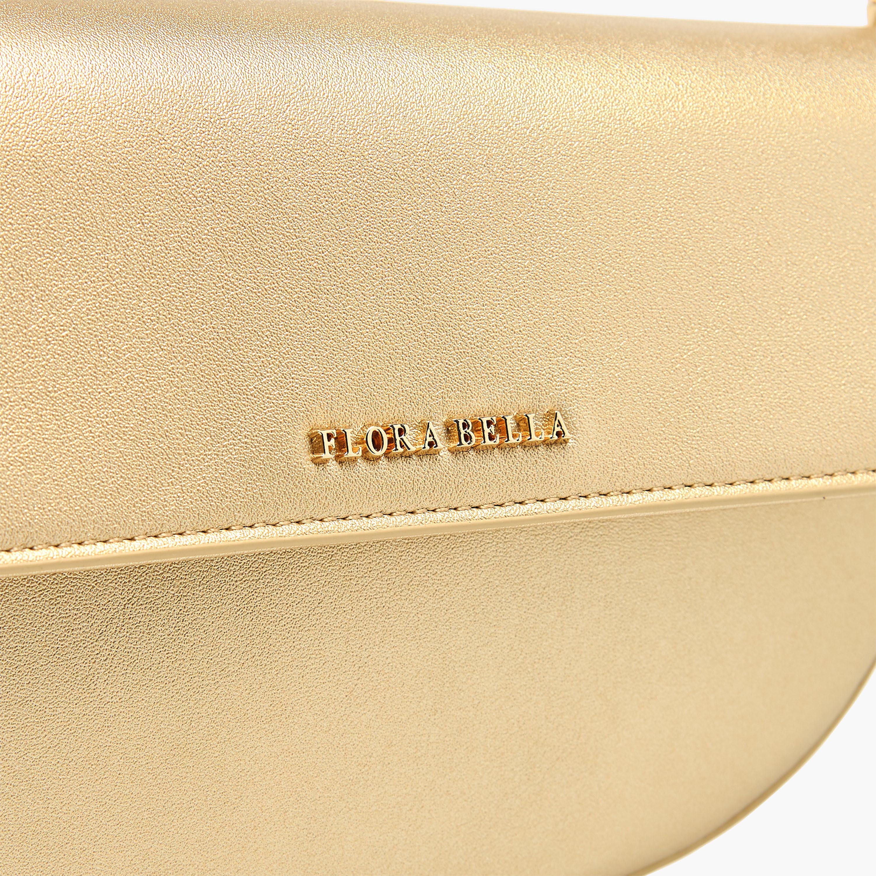 شنطة كروس بودي سادة بحزام قابل للفصل وزر إغلاق من فلورا بيلا-women-bagsandwallets-handbags-image-5