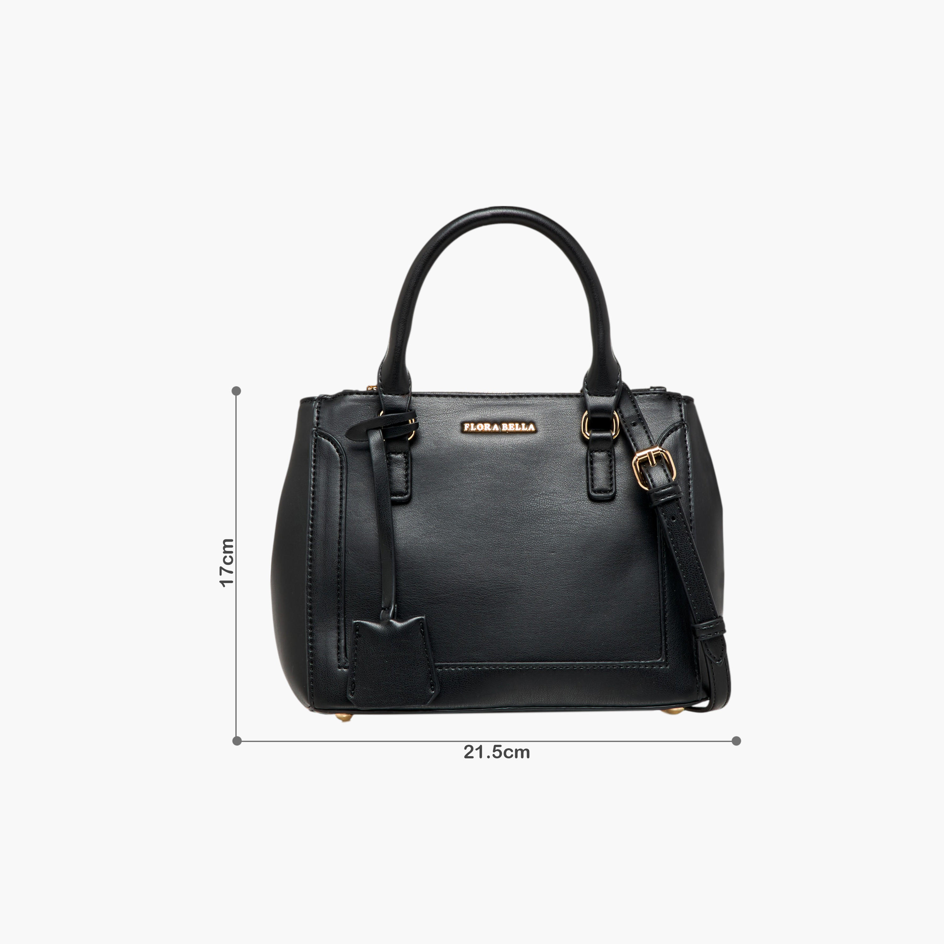 شنطة توت سادة بمقابض علوية وحزام قابل للفصل من فلورا بيلا-women-bagsandwallets-handbags-image-2
