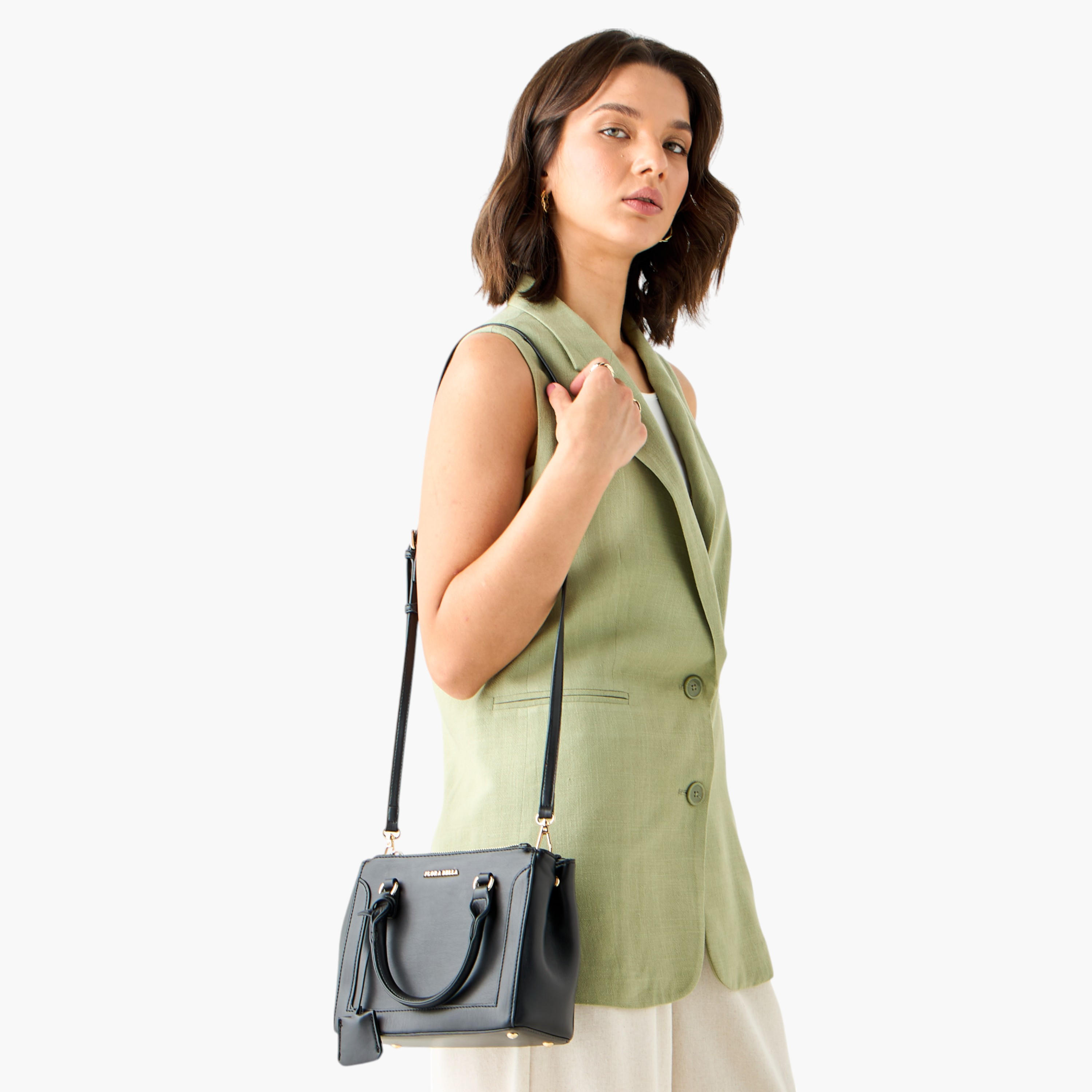 شنطة توت سادة بمقابض علوية وحزام قابل للفصل من فلورا بيلا-women-bagsandwallets-handbags-image-3