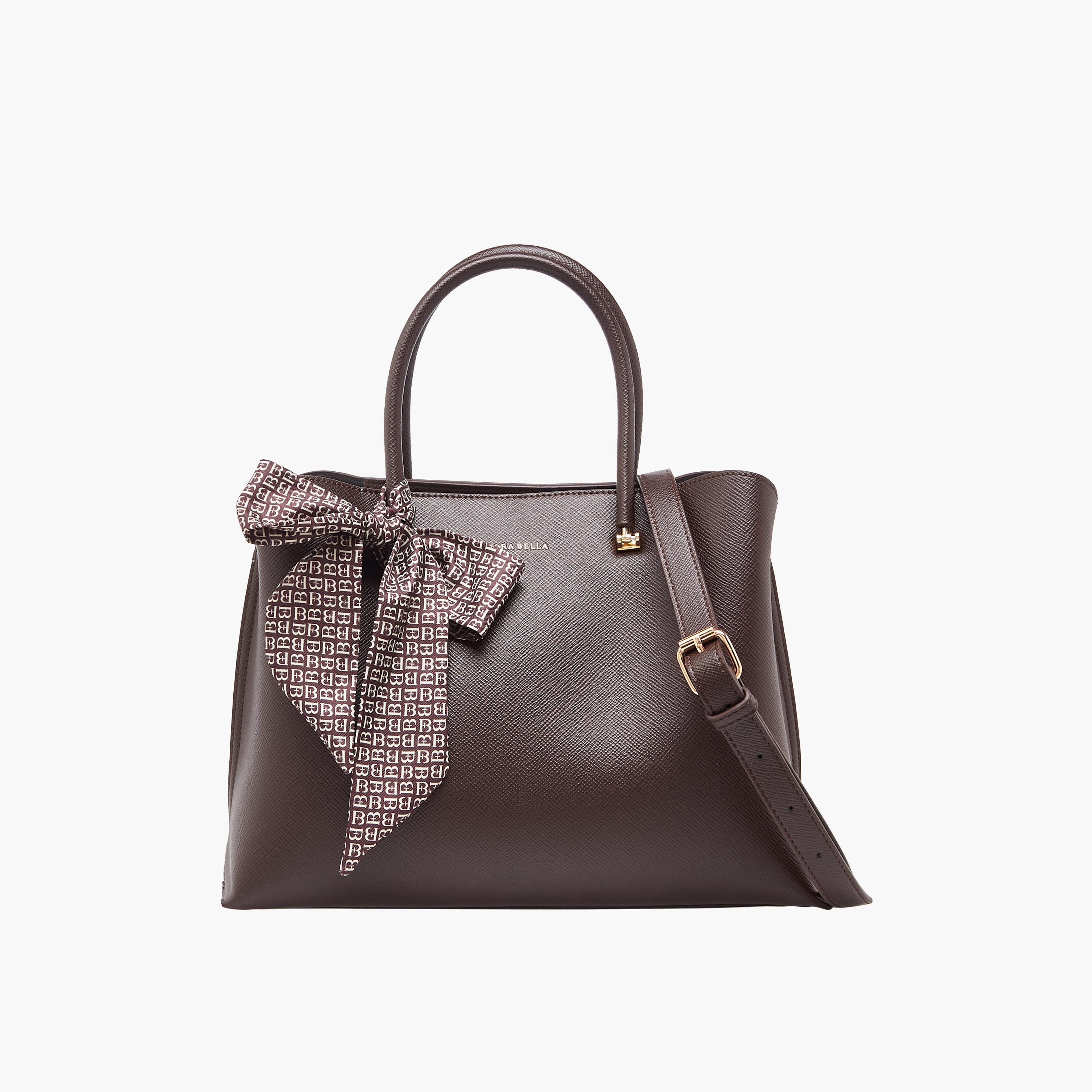 شنطة توت بزينة وشاح وبحزام قابل للفصل من فلورا بيلا-women-bagsandwallets-handbags-image-1