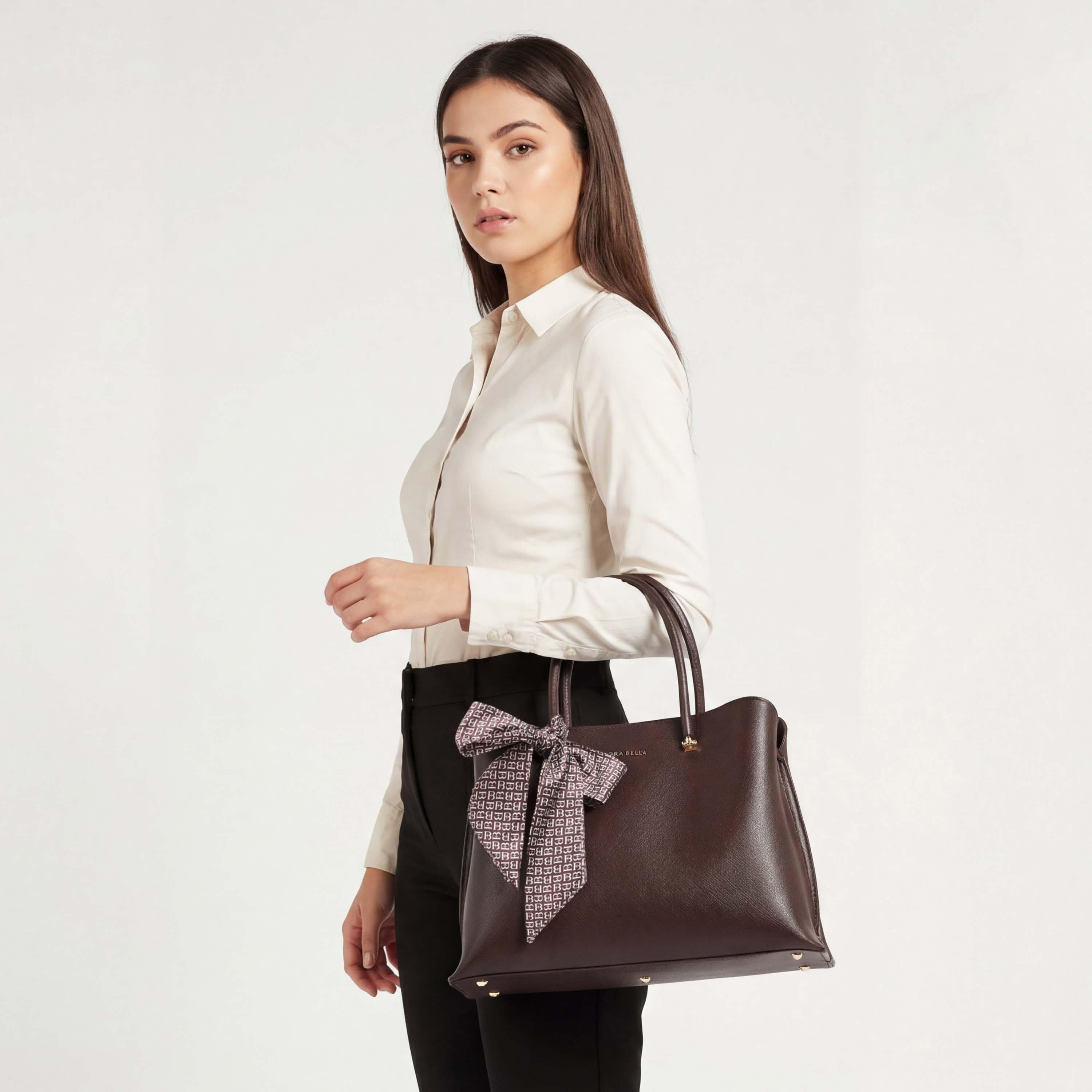 شنطة توت بزينة وشاح وبحزام قابل للفصل من فلورا بيلا-women-bagsandwallets-handbags-image-3