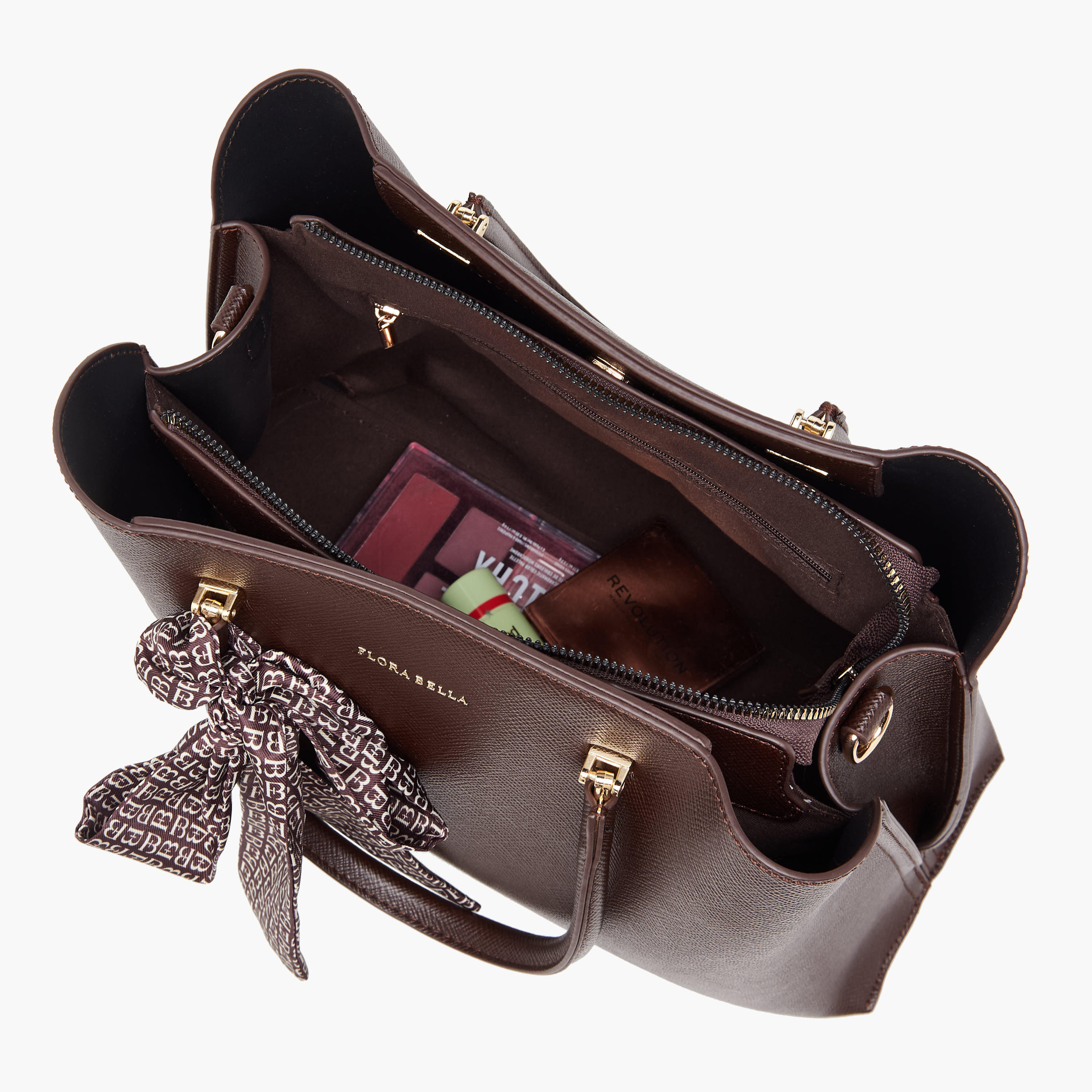 شنطة توت بزينة وشاح وبحزام قابل للفصل من فلورا بيلا-women-bagsandwallets-handbags-image-9