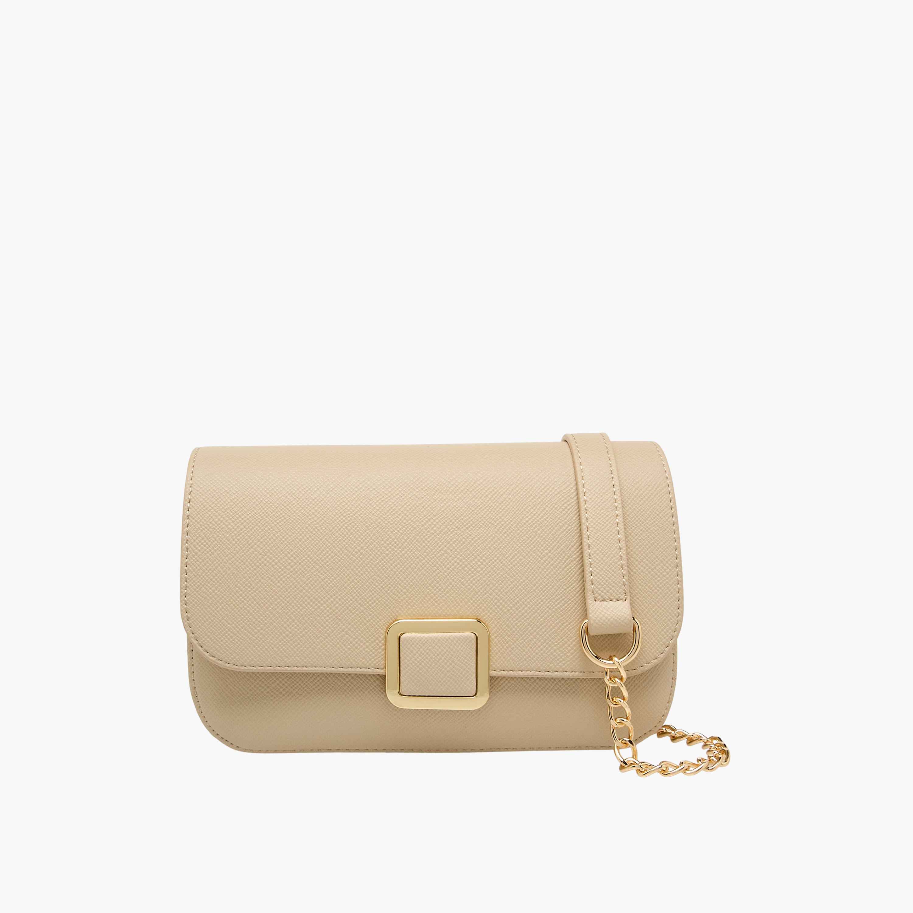 شنطة كروسبودي بارزة الملمس بحزام سلسلة قابل للفصل من فلورا بيلا-women-bagsandwallets-handbags-image-1