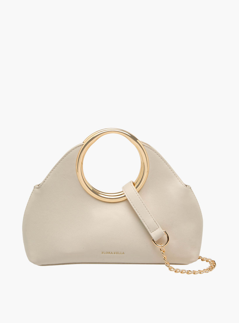 شنطة كروس بودي بارزة الملمس بحزام سلسلة قابل للفصل من فلورا بيلا-women-bagsandwallets-handbags-image-1
