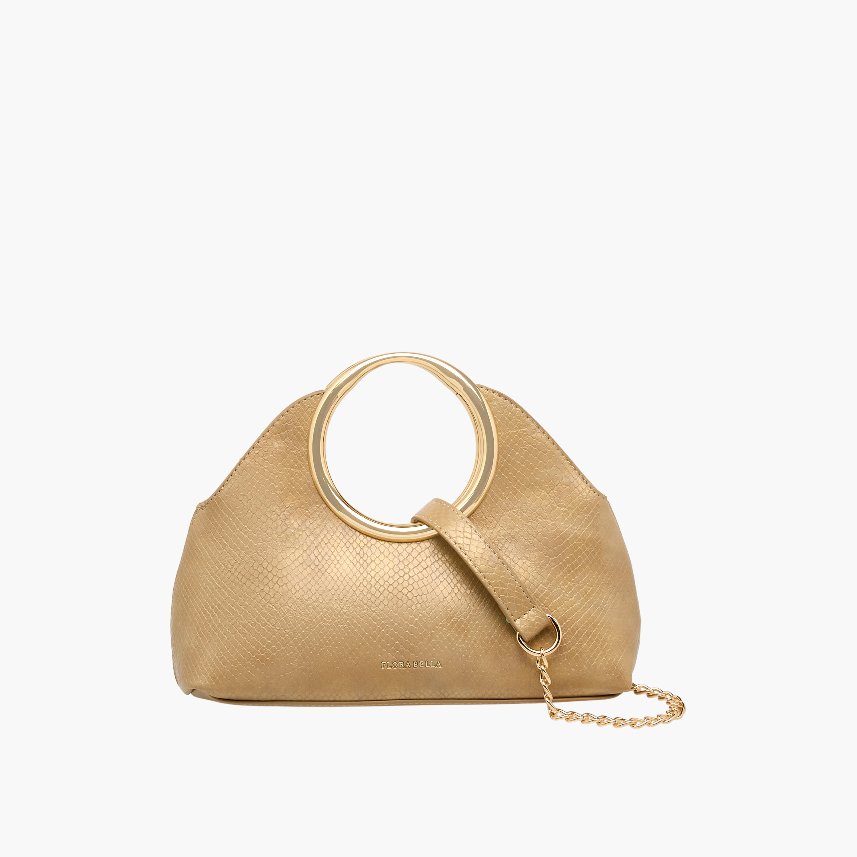 Flora Bella Textured Crossbody Bag with Detachable Chain Strap-women-bagsandwallets-handbags-image-1