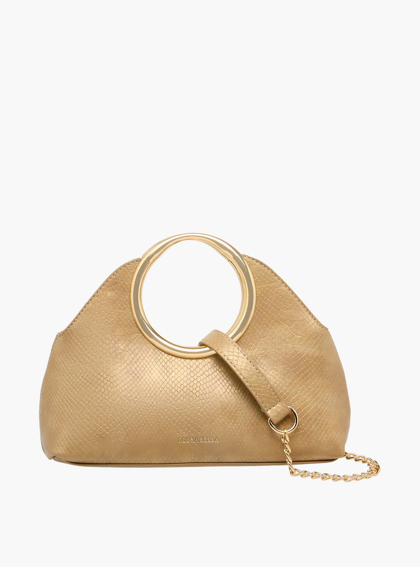 Flora Bella Textured Crossbody Bag with Detachable Chain Strap-women-bagsandwallets-handbags-image-1