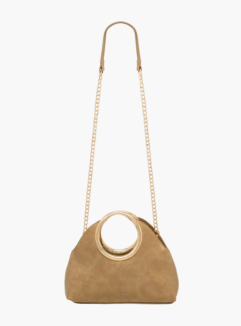 Flora Bella Textured Crossbody Bag with Detachable Chain Strap-women-bagsandwallets-handbags-image-4