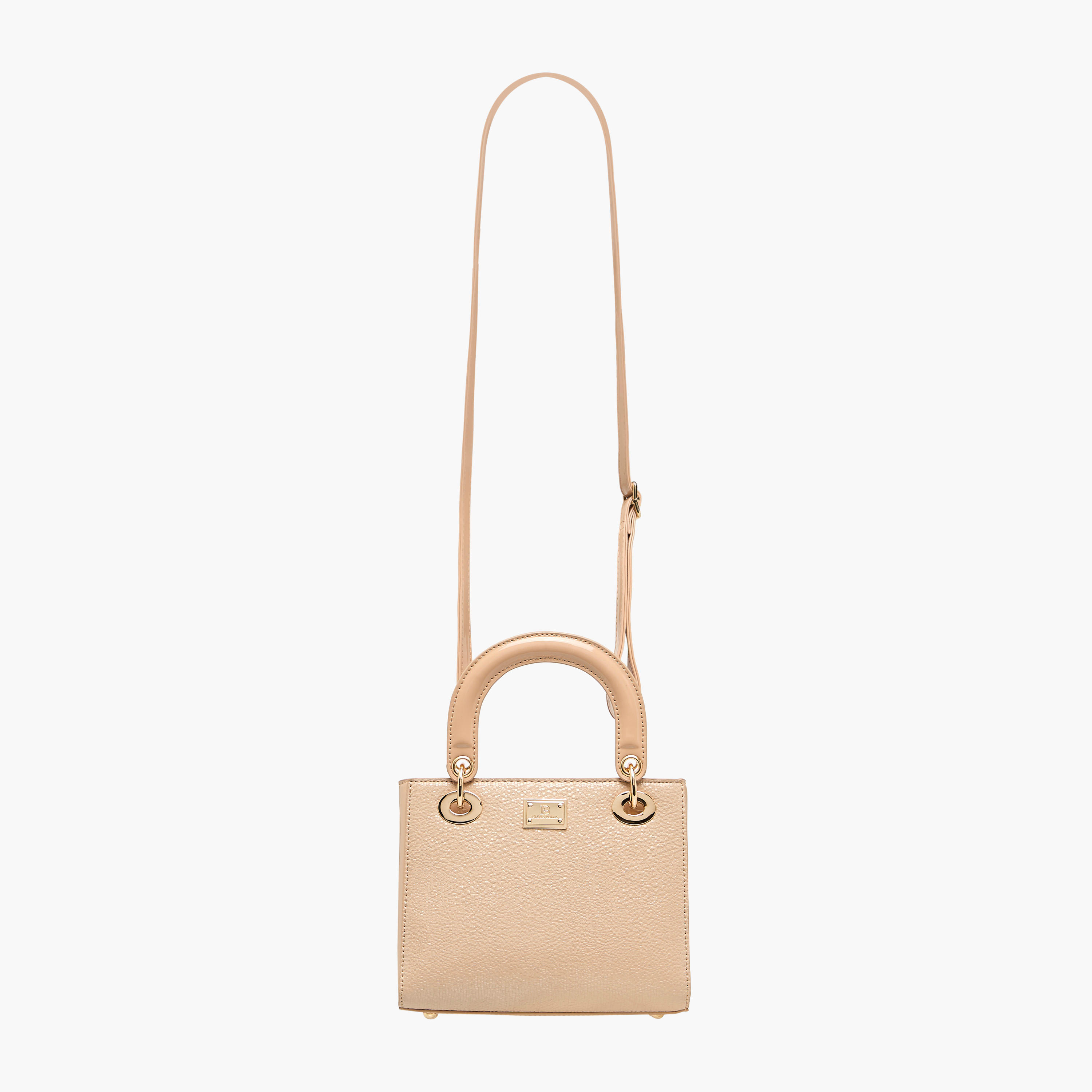 Flora Bella Textured Tote Bag with Double Handles and Detachable Shoulder Strap-women-bagsandwallets-handbags-image-2