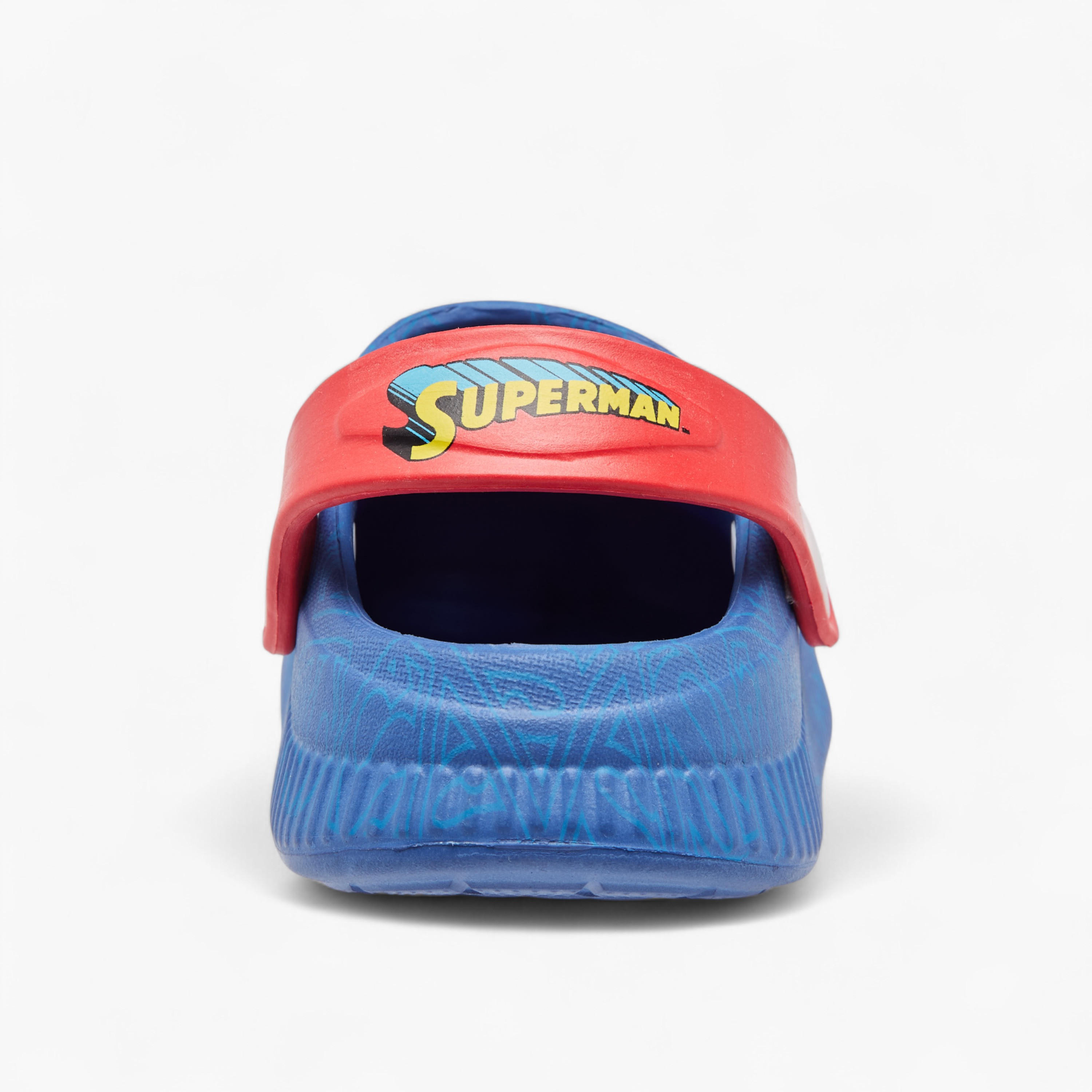 Superman Printed Clogs with Backstrap-boys-shoes-sandals-image-5