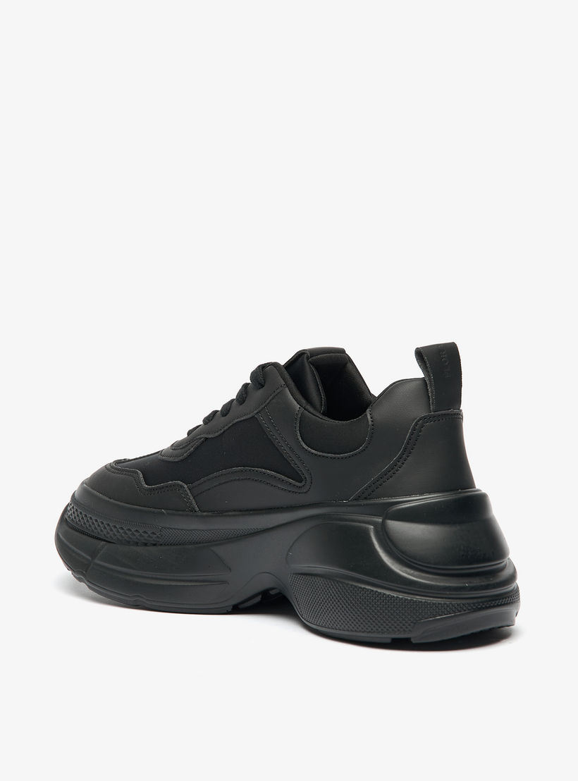 Flora Bella Panelled Chunky Sneakers with Lace-Up Closure-women-shoes-sneakers-image-2