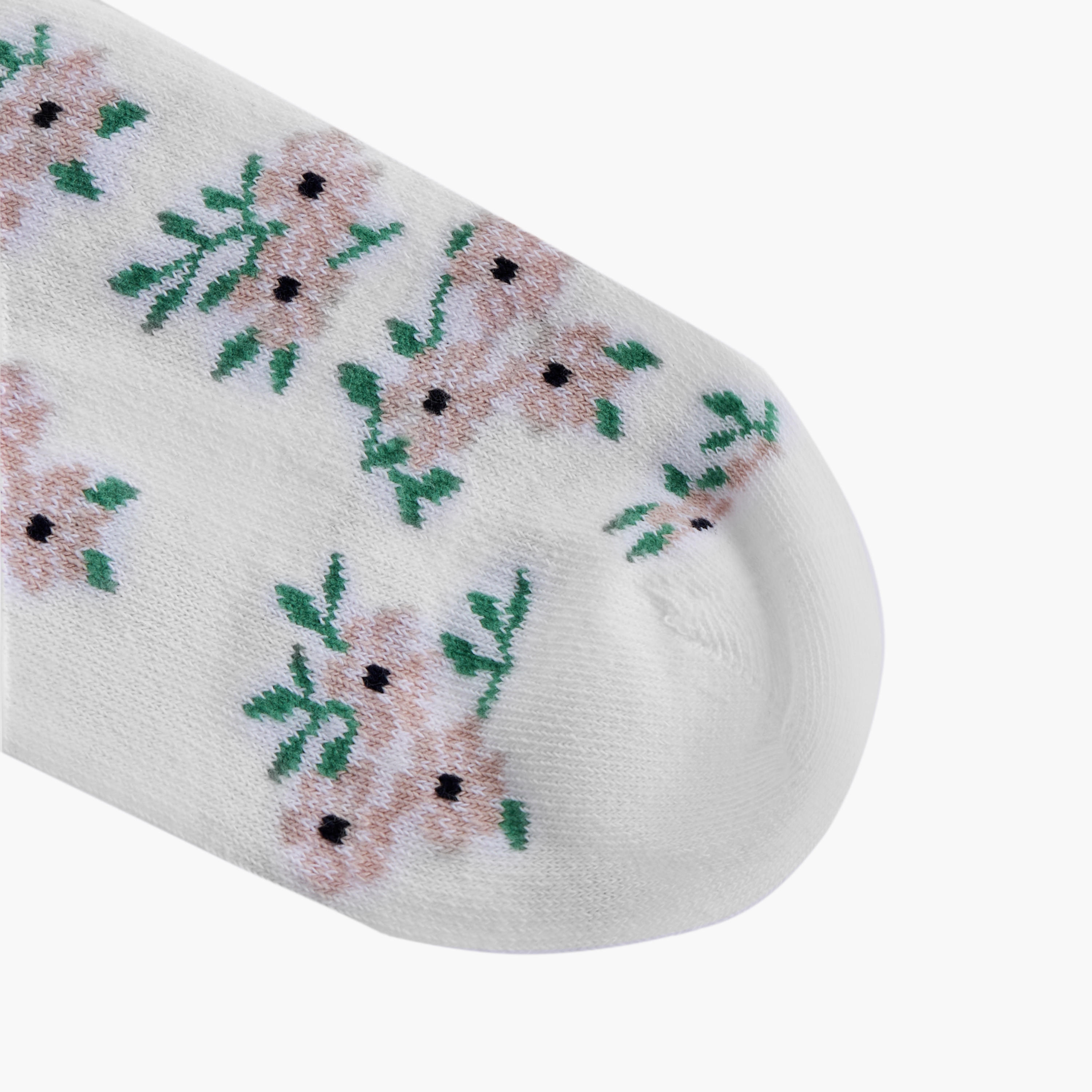 Flora Bella Assorted Ankle Length Socks - Set of 5-women-socksandstockings-image-3