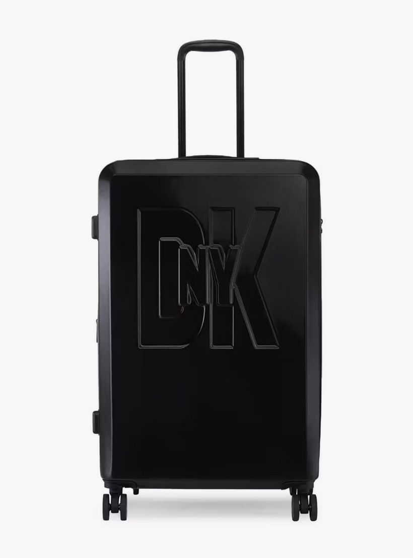 DKNY Embossed Hardcase Luggage Trolley with Retractable Handle - 28 inches Check-In Bag-travel-luggagesandbags-luggage-image-2