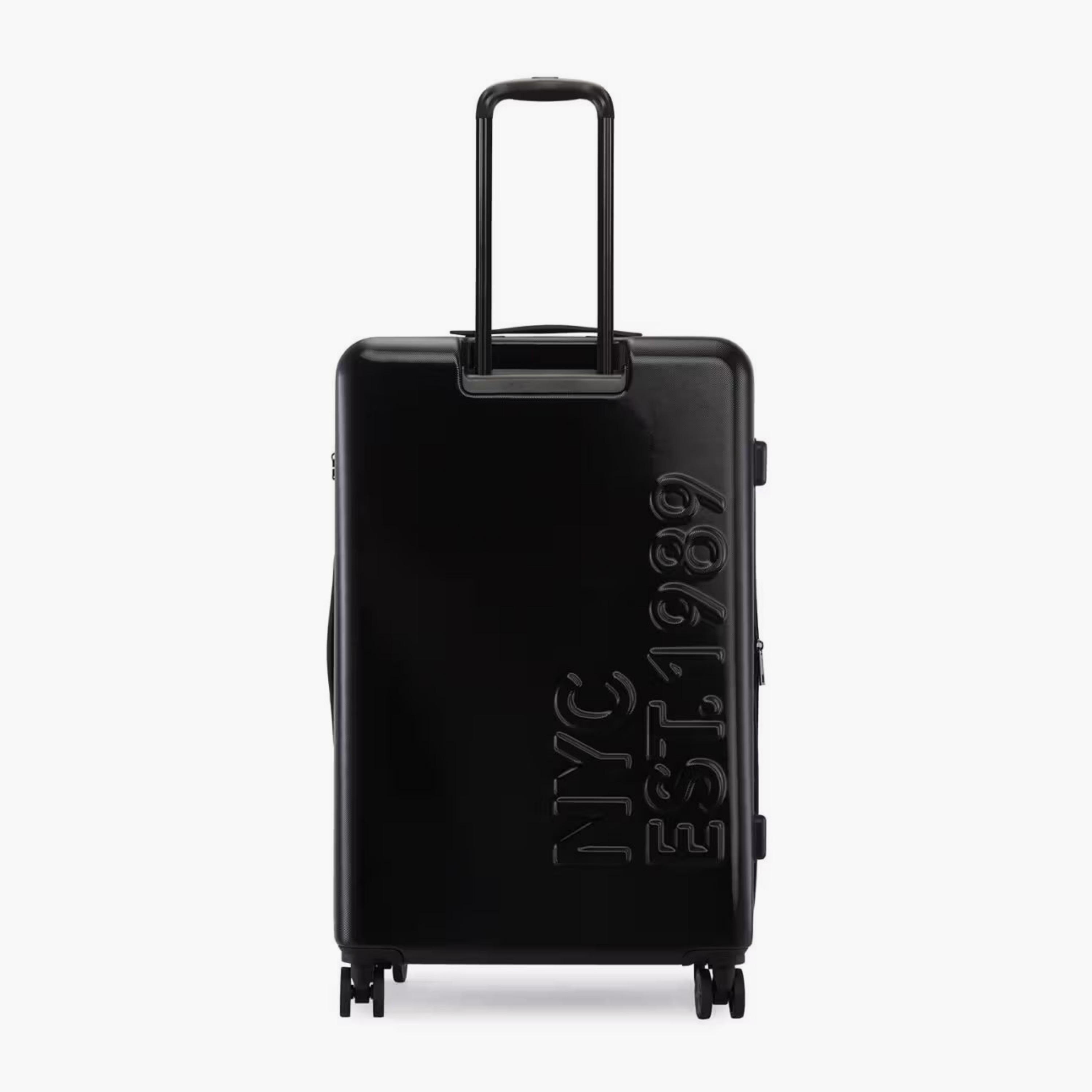 DKNY Embossed Hardcase Luggage Trolley with Retractable Handle - 28 inches Check-In Bag-travel-luggagesandbags-luggage-image-3