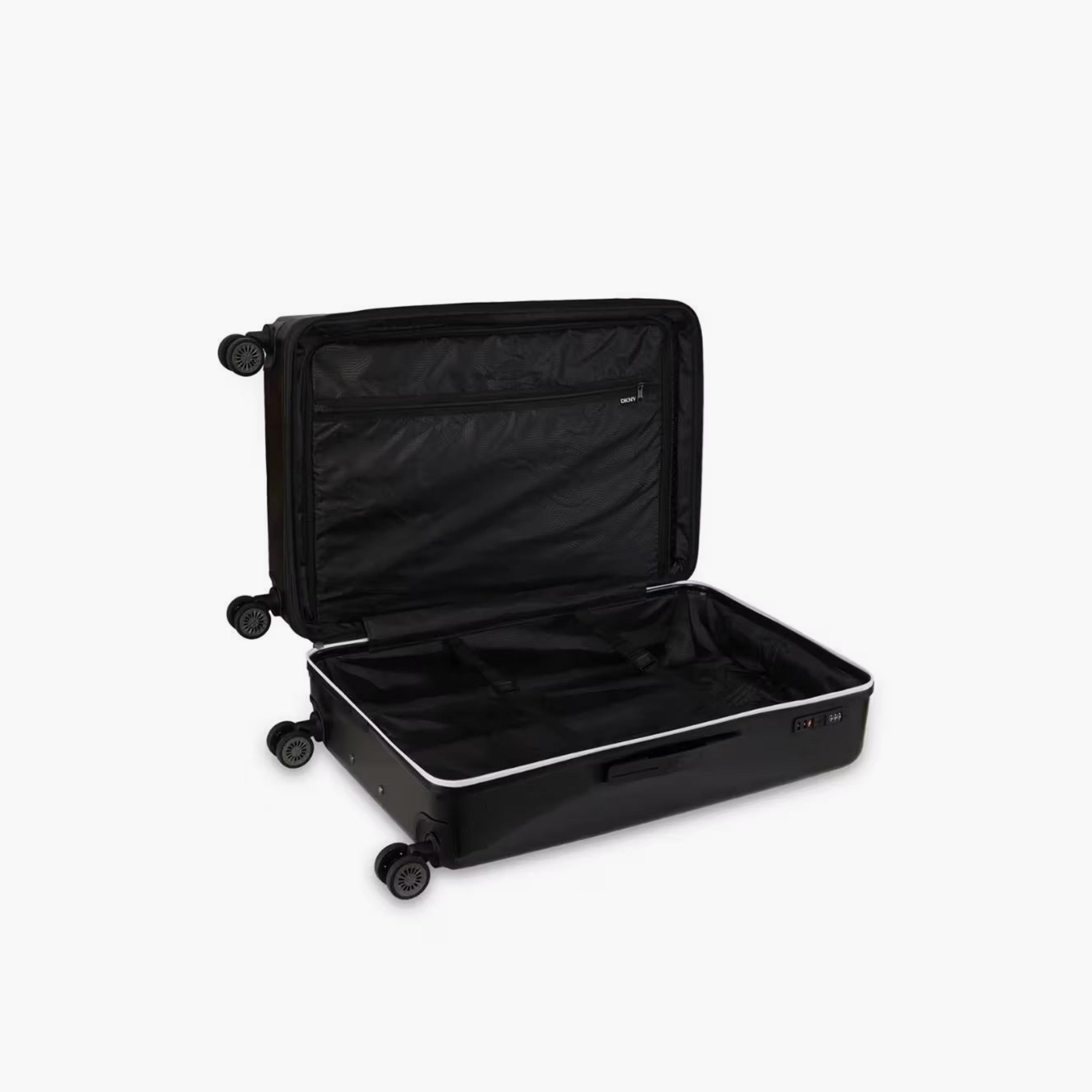 DKNY Embossed Hardcase Luggage Trolley with Retractable Handle - 28 inches Check-In Bag-travel-luggagesandbags-luggage-image-4