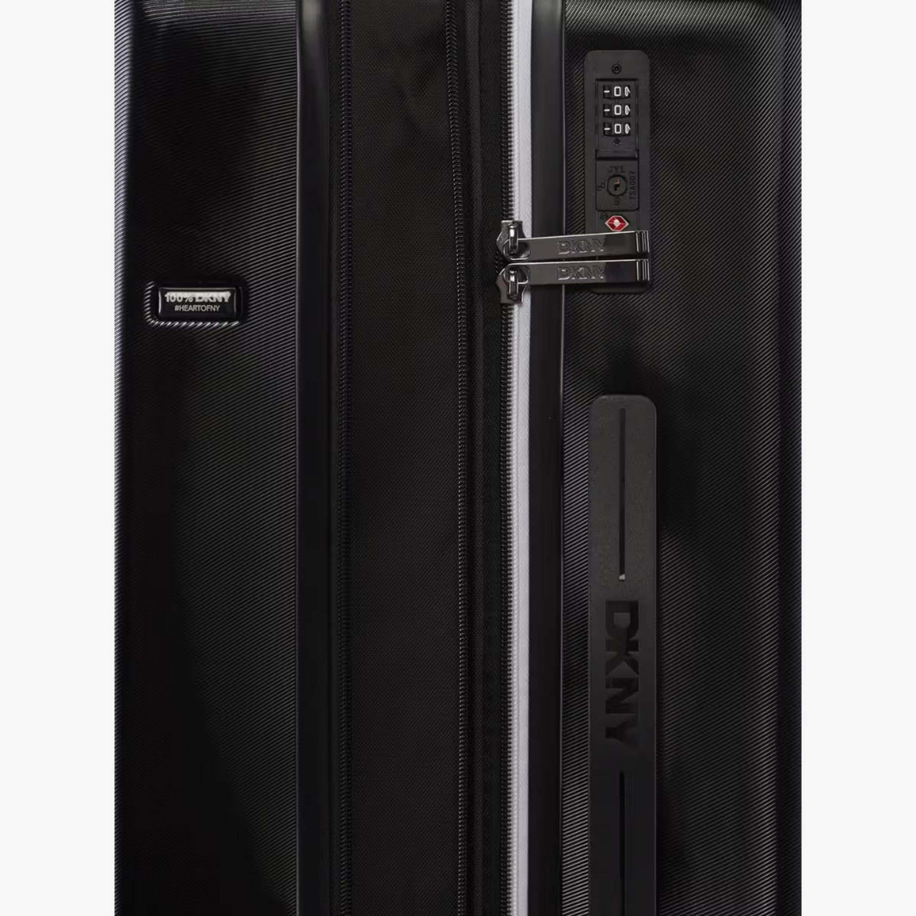 DKNY Embossed Hardcase Luggage Trolley with Retractable Handle - 28 inches Check-In Bag-travel-luggagesandbags-luggage-image-8