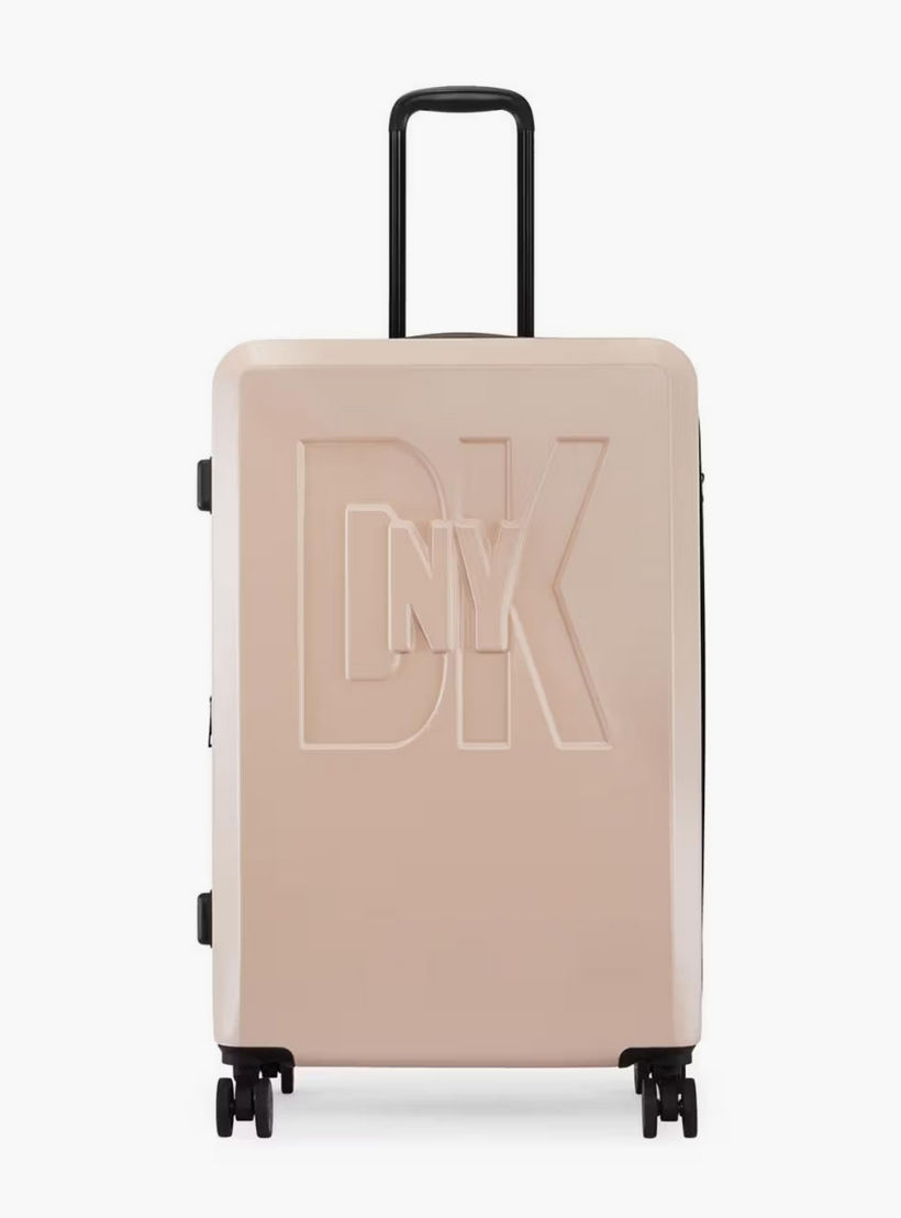 DKNY Embossed Hardcase Luggage Trolley with Retractable Handle - 28 inches Check-In Bag-travel-luggagesandbags-luggage-image-2