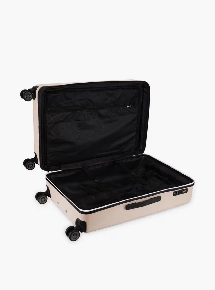 DKNY Embossed Hardcase Luggage Trolley with Retractable Handle - 28 inches Check-In Bag-travel-luggagesandbags-luggage-image-4