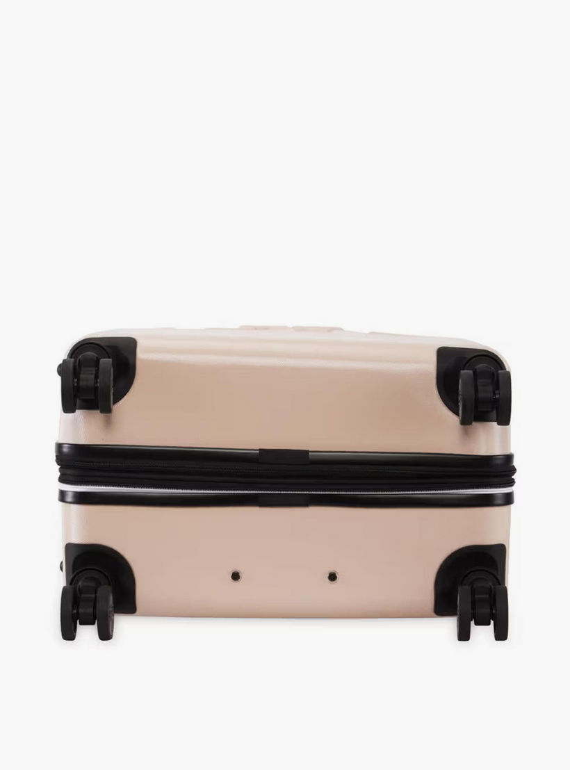 DKNY Embossed Hardcase Luggage Trolley with Retractable Handle - 28 inches Check-In Bag-travel-luggagesandbags-luggage-image-6