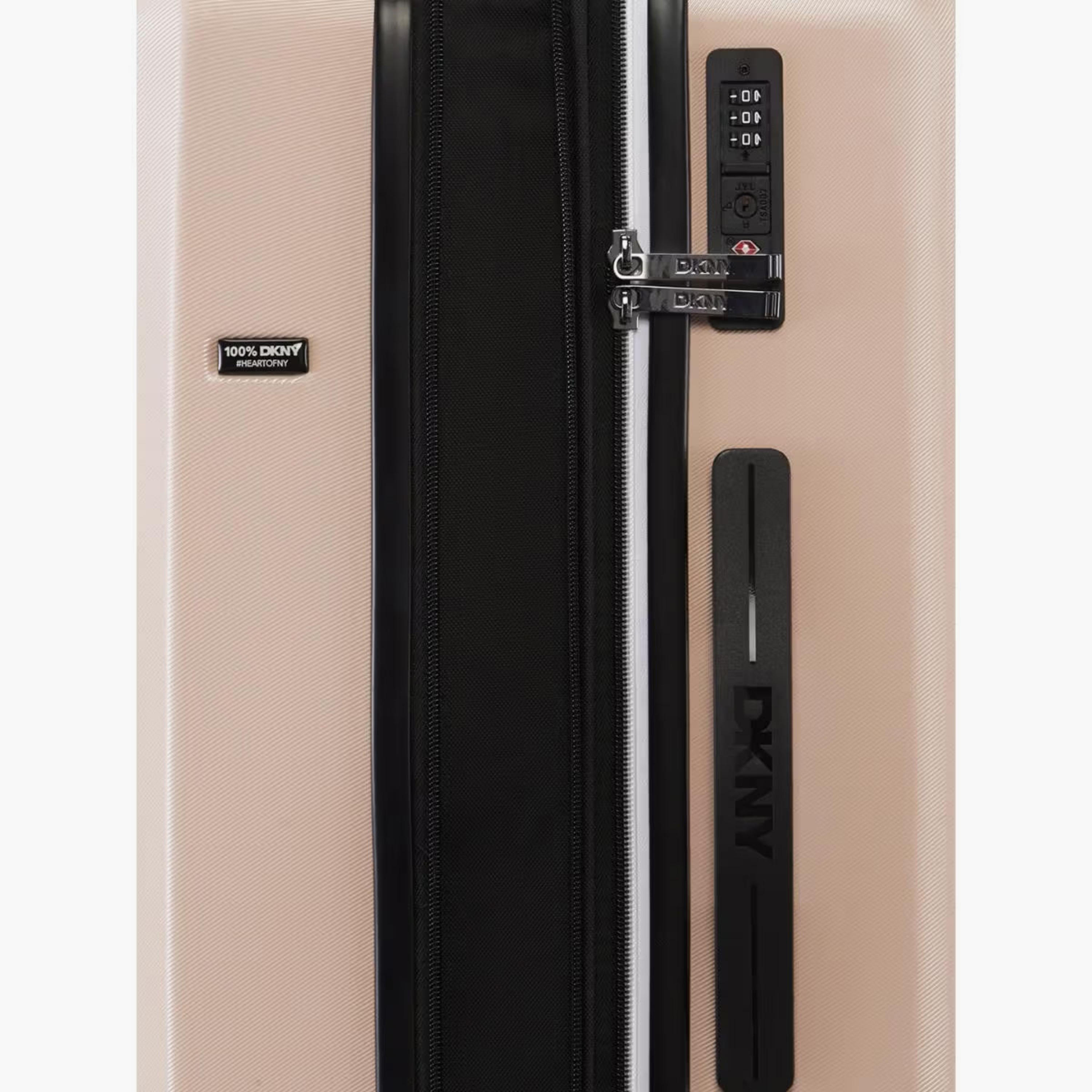 DKNY Embossed Hardcase Luggage Trolley with Retractable Handle - 28 inches Check-In Bag-travel-luggagesandbags-luggage-image-8