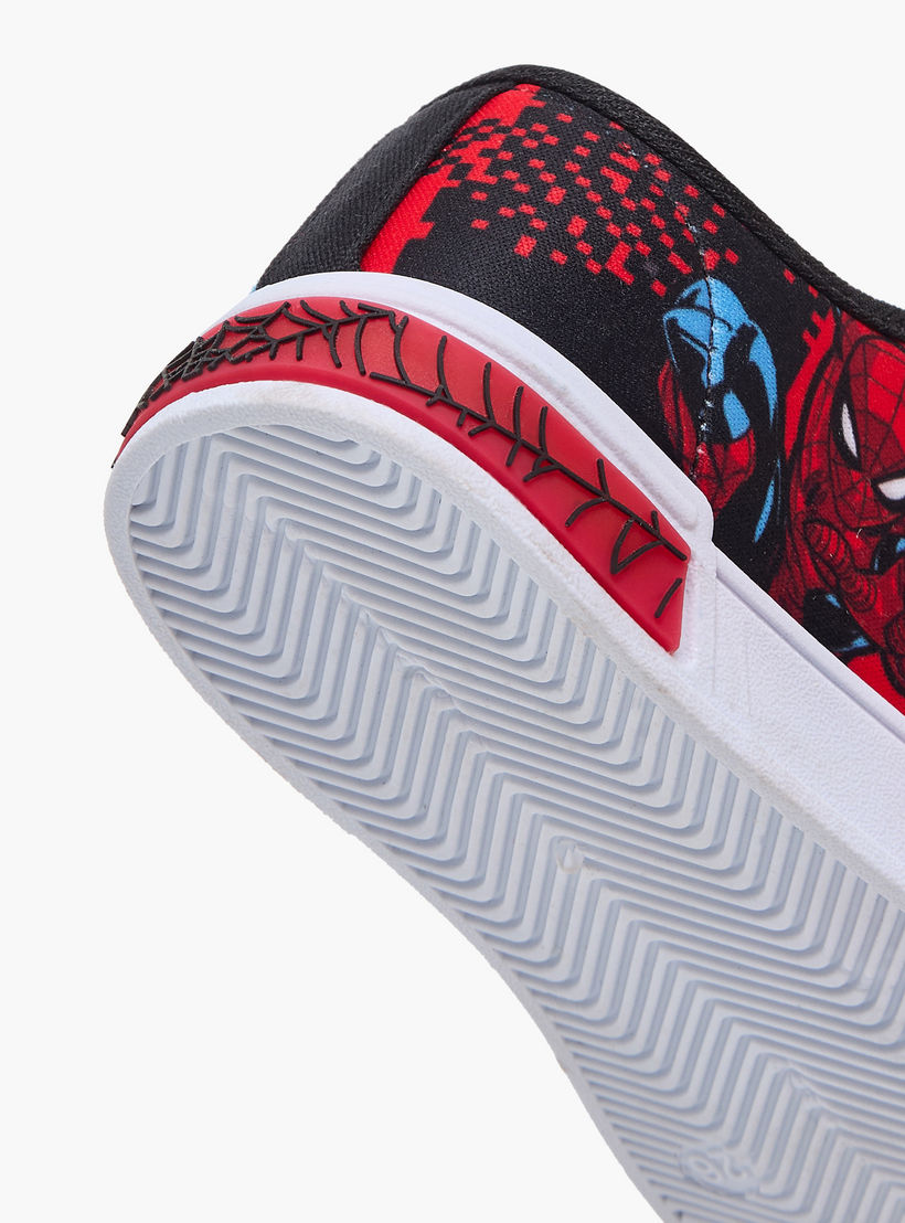 Marvel Boys Spider-Man Print Hook & Loop Ankle Sneakers-boys-shoes-sneakers-image-8