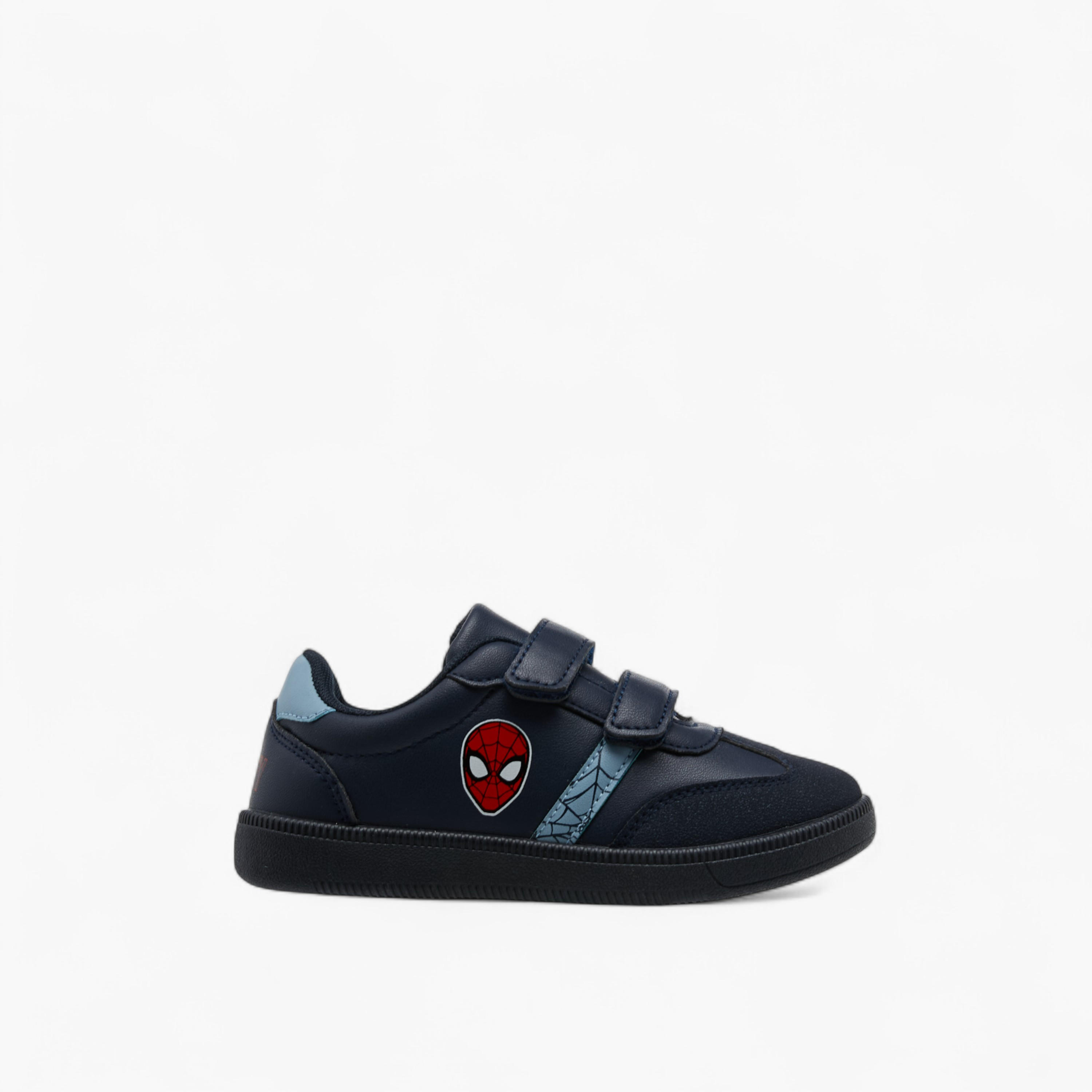 حذاء سنيكرز بشريط إغلاق لاصق وطبعات سبايدر مان من مارفل-boys-shoes-sneakers-image-3