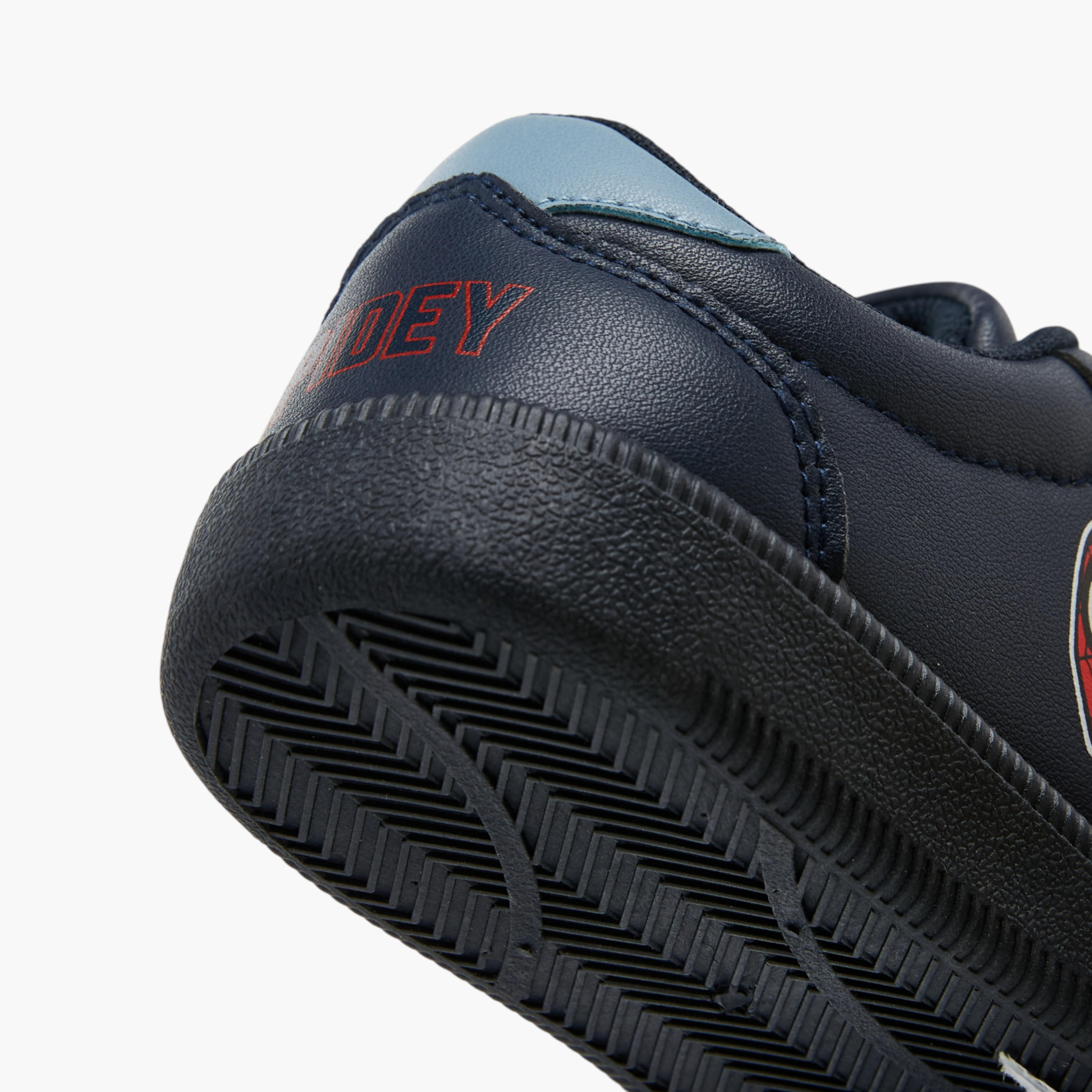 حذاء سنيكرز بشريط إغلاق لاصق وطبعات سبايدر مان من مارفل-boys-shoes-sneakers-image-5