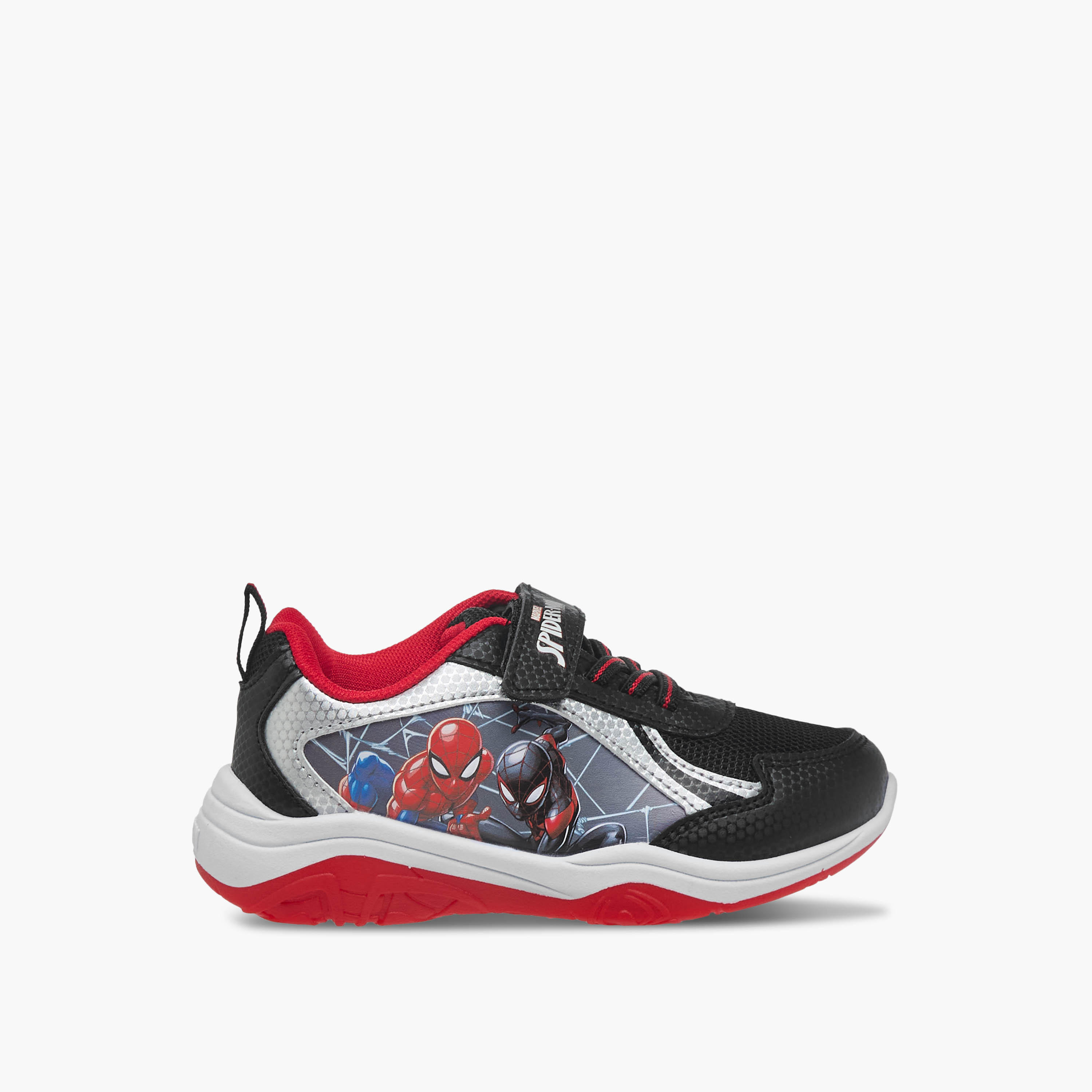 Boys Light-Up Spider-Man Print Sneakers-boys-shoes-sneakers-image-3