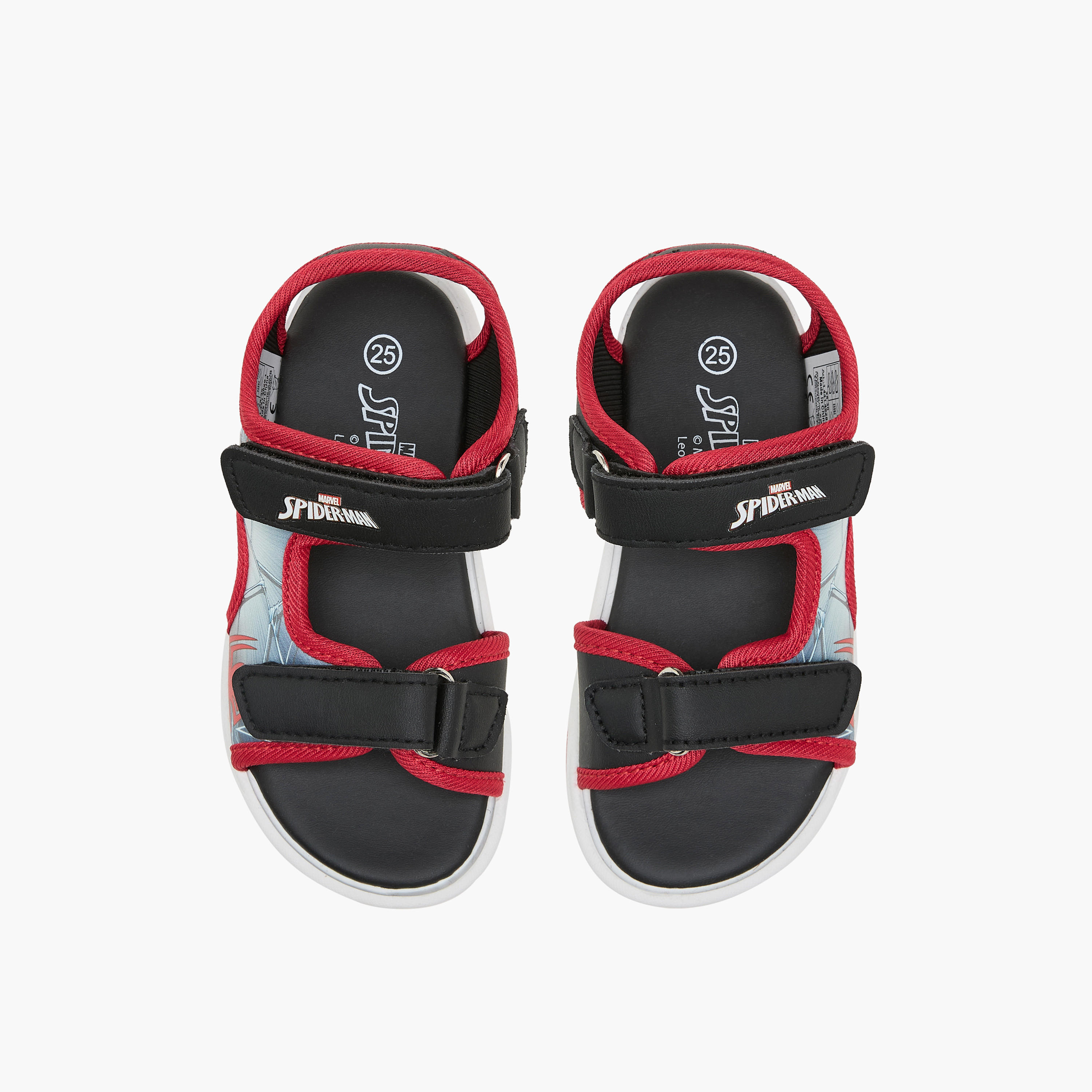 Marvel Boys Spider-Man Print Light-Up Sandals-boys-shoes-sandals-image-1