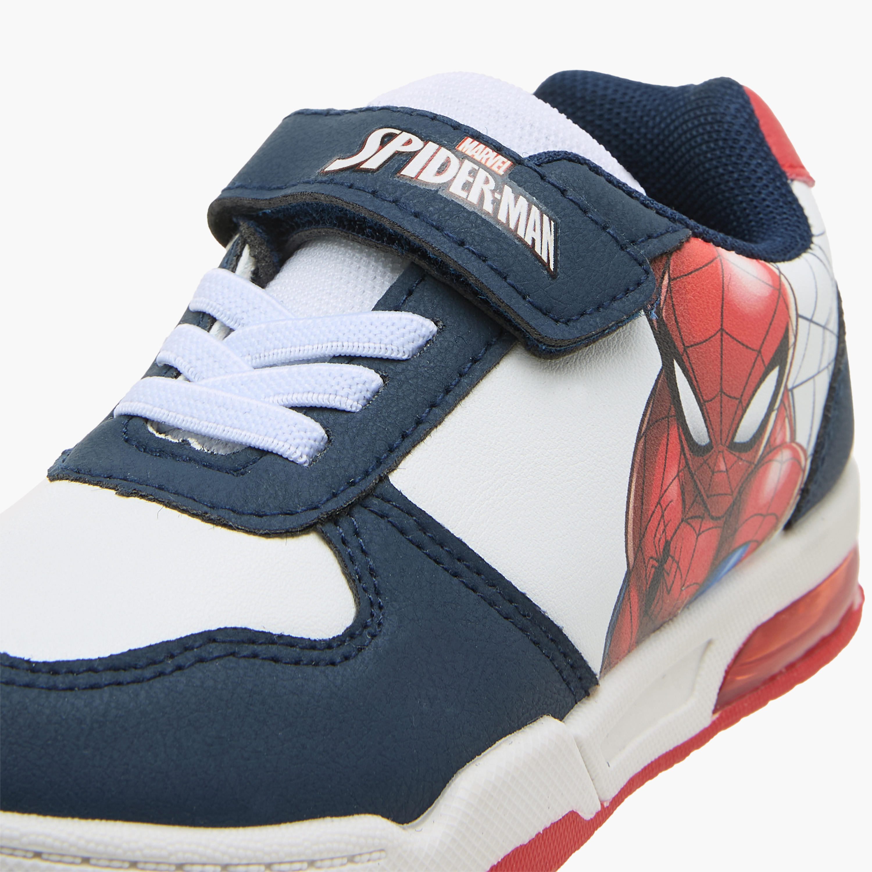 Marvel Boys Spider-Man Print Hook & Loop Sneakers-boys-shoes-sneakers-image-4