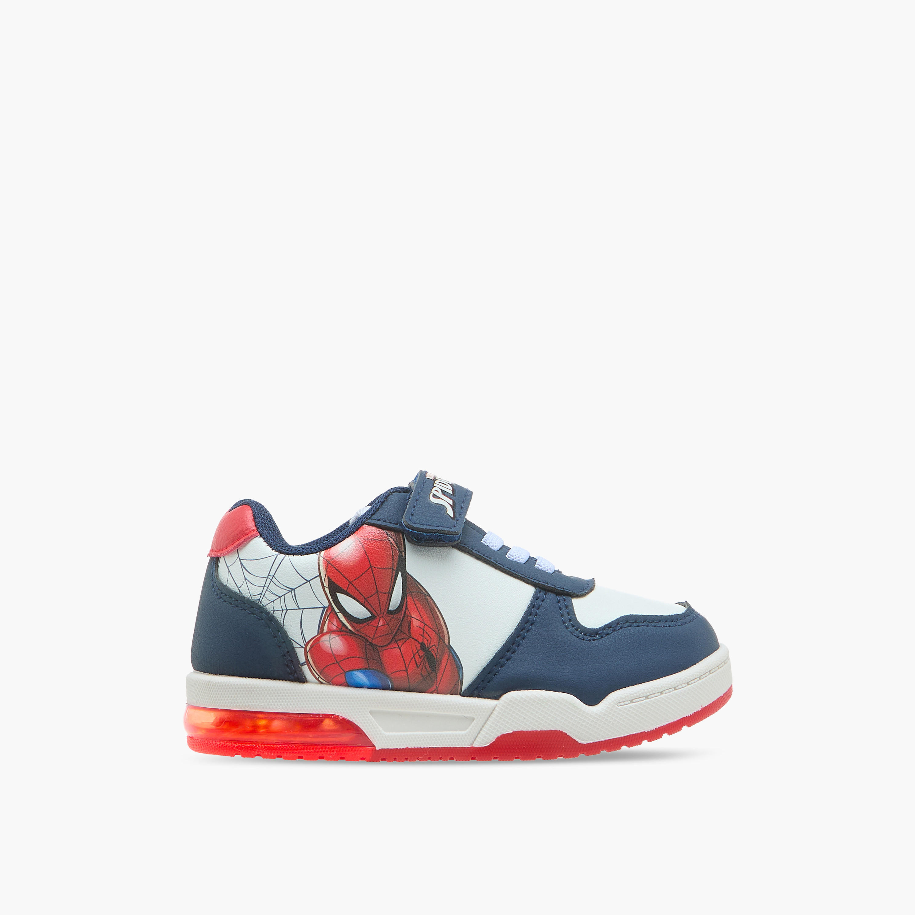 Marvel Boys Spider-Man Print Hook & Loop Sneakers-boys-shoes-sneakers-image-6