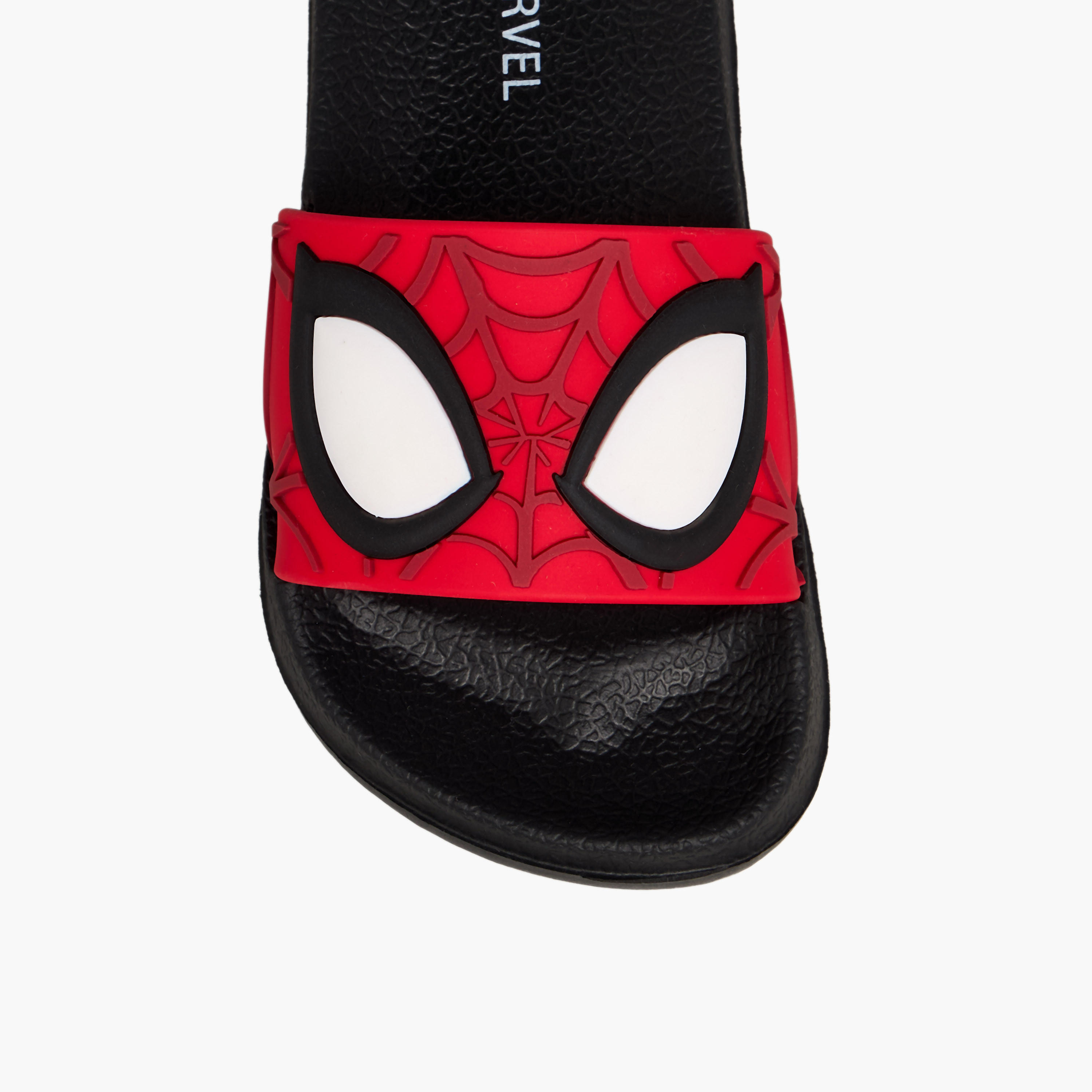 Boys Spider-Man Embossed Slides-boys-shoes-sandals-image-3