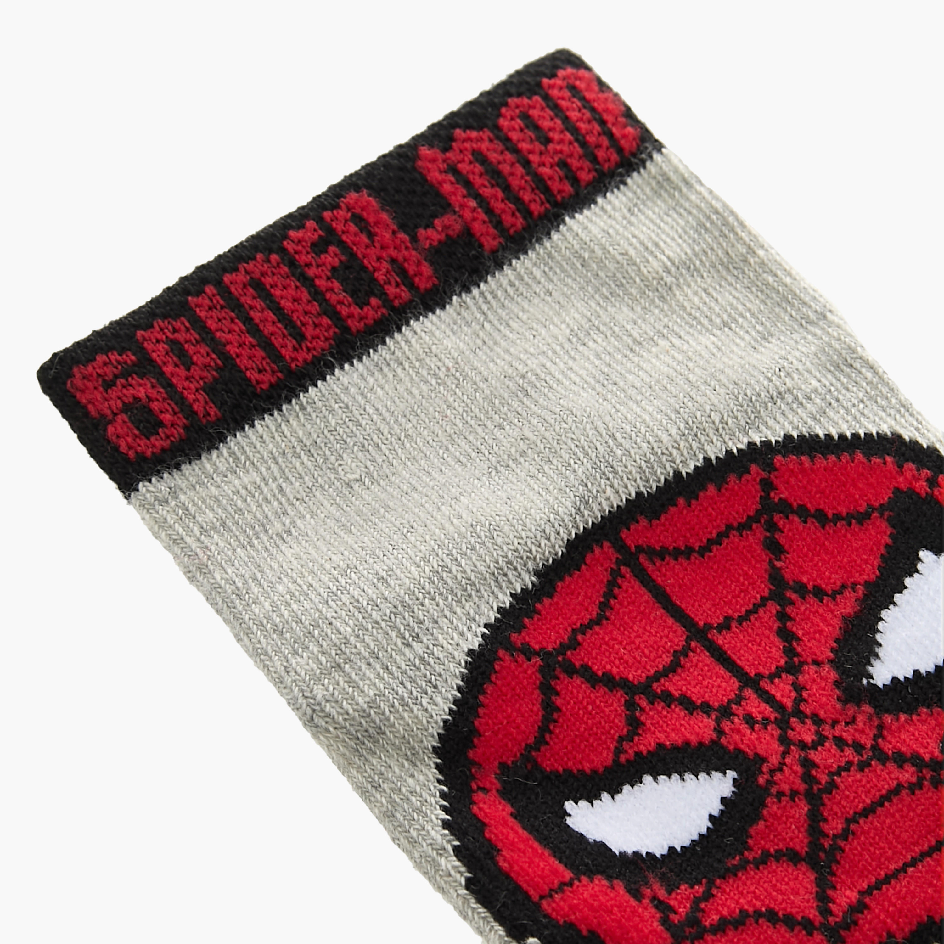 Spider-Man Detail Ankle Length Socks - Set of 3-boys-accessories-socks-image-5