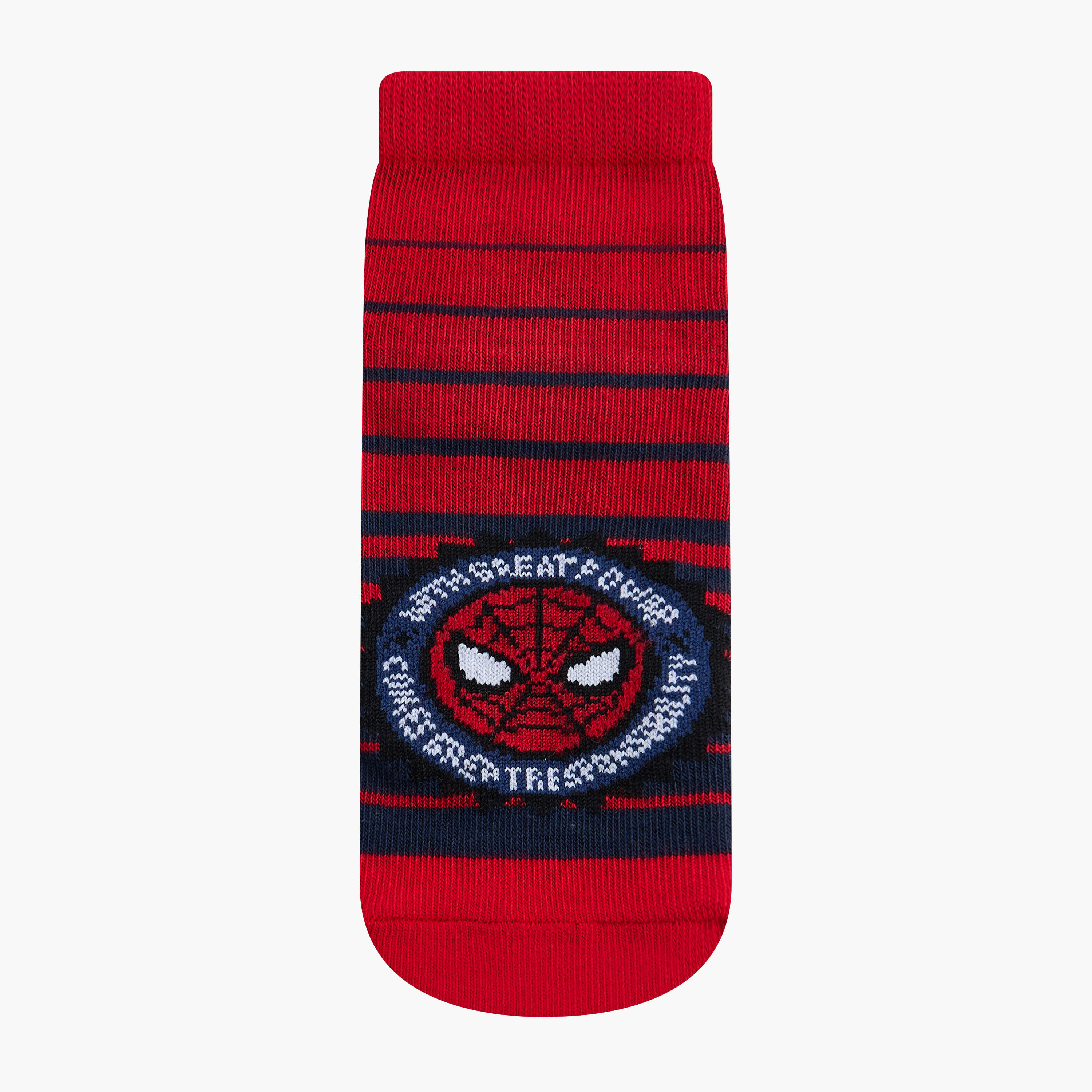 Spider-Man Detail Ankle Length Socks - Set of 3-boys-accessories-socks-image-2