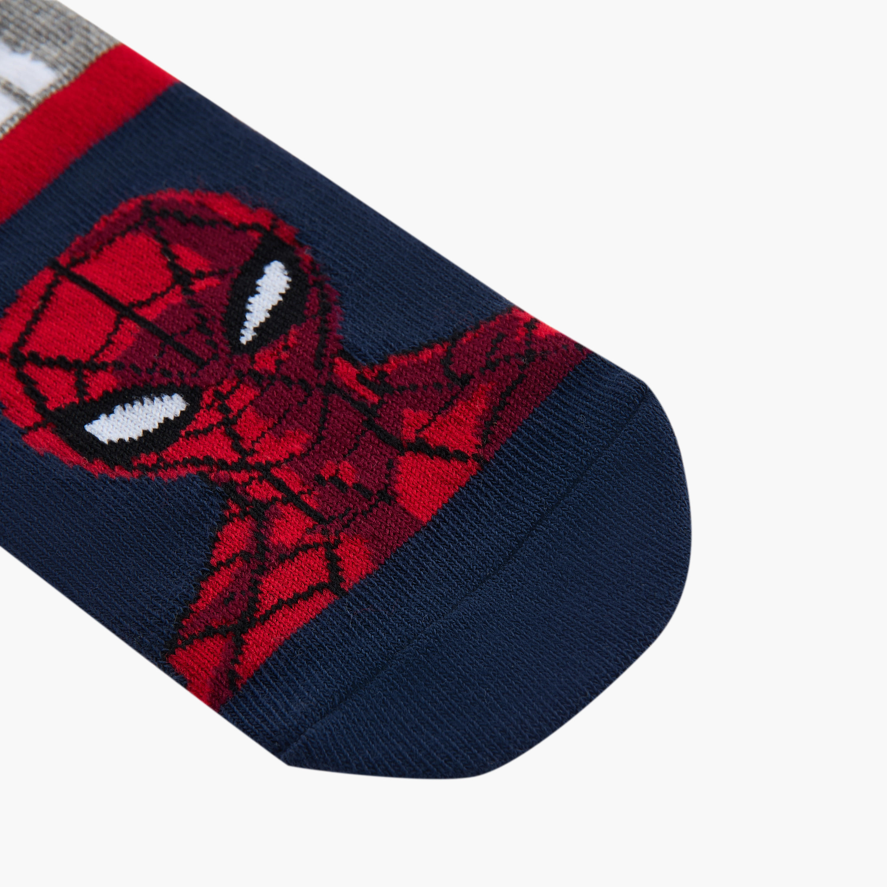 Spider-Man Detail Ankle Length Socks - Set of 3-boys-accessories-socks-image-5