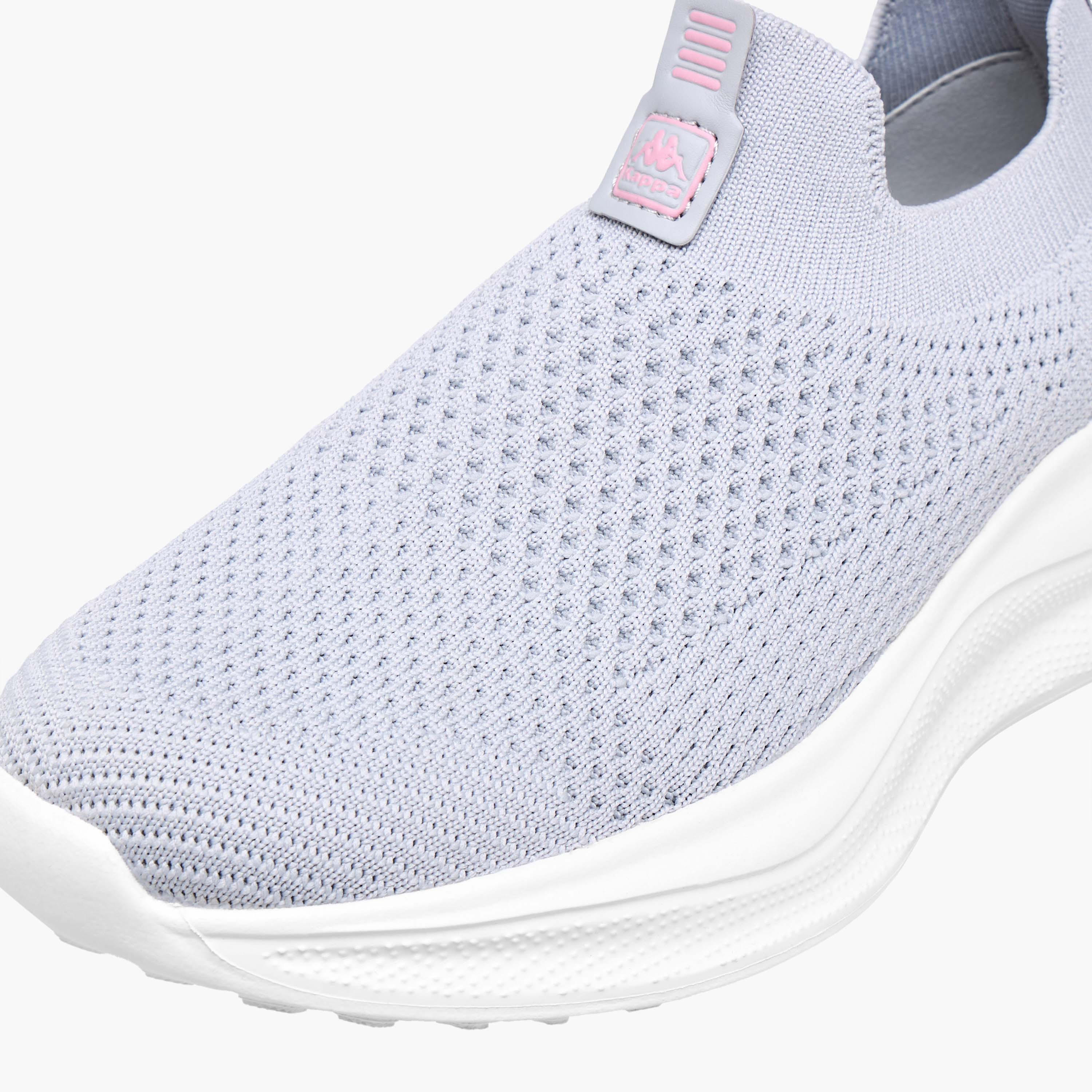 Kappa Girls' Textured Slip-On Sports Shoes-girls-shoes-sports-image-4