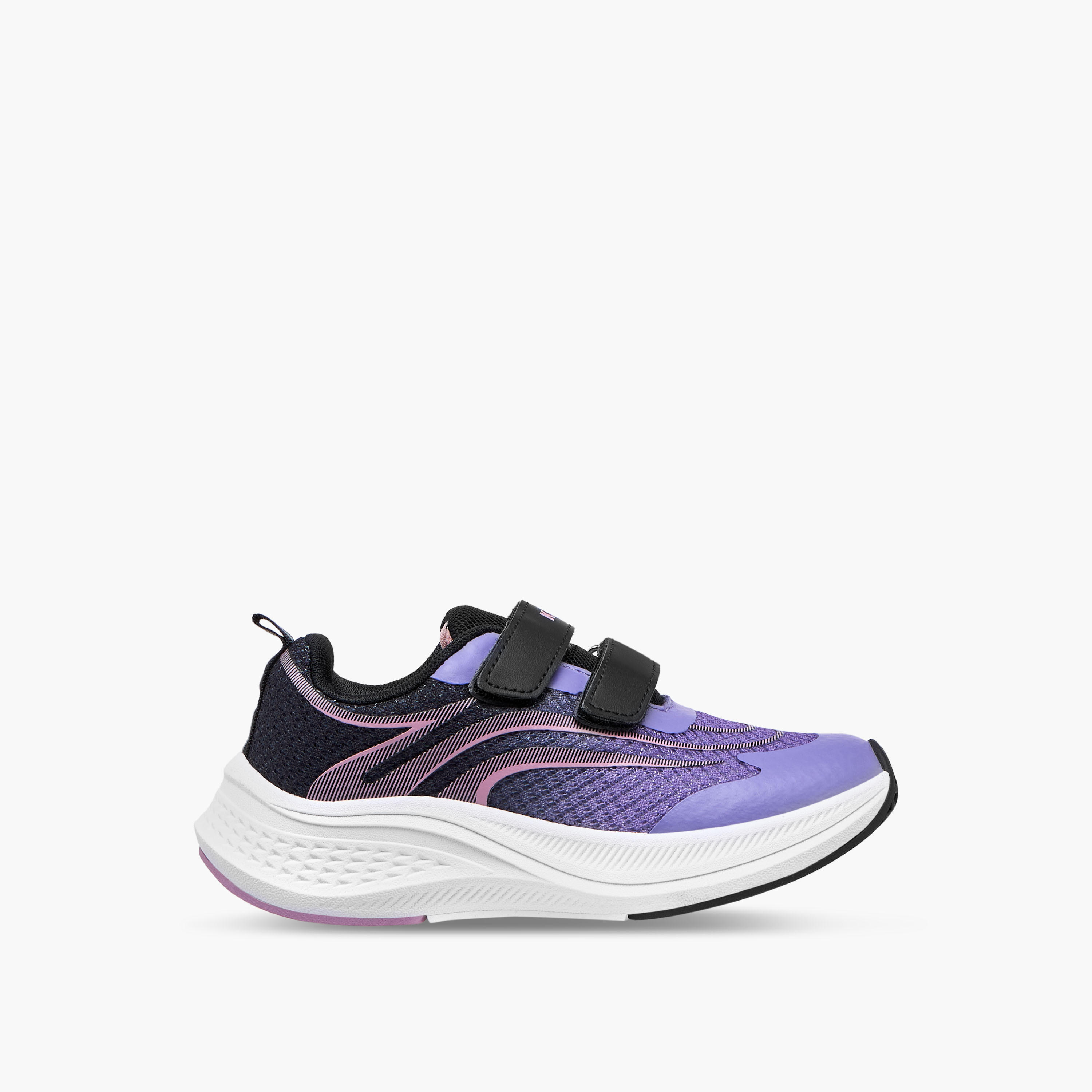 Kappa Girls' Textured Sports Shoes with Hook and Loop Closure-girls-shoes-sports-image-3