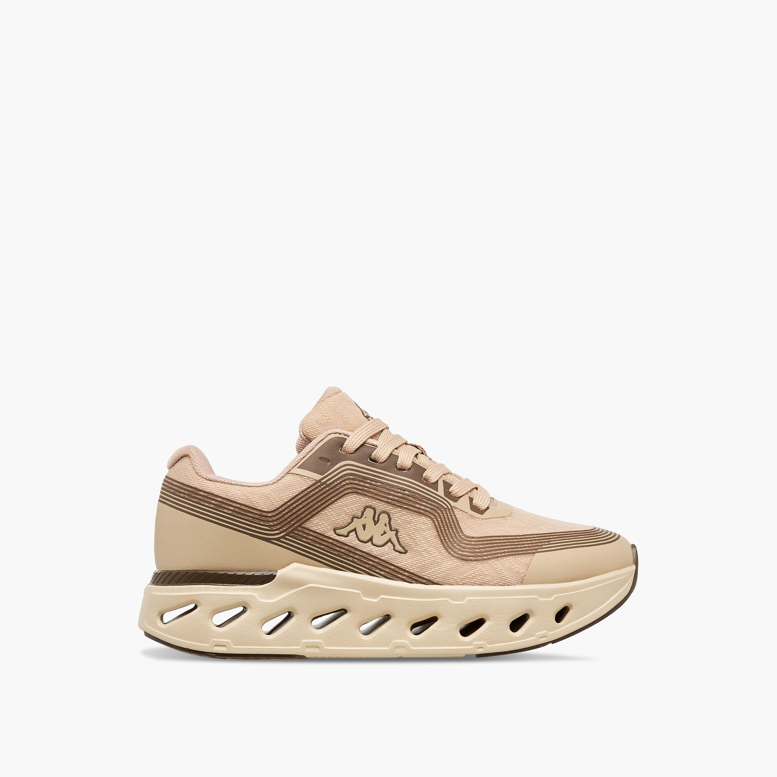 Kappa Women's Striped Lace-Up Sports Shoes-women-shoes-sports-image-3