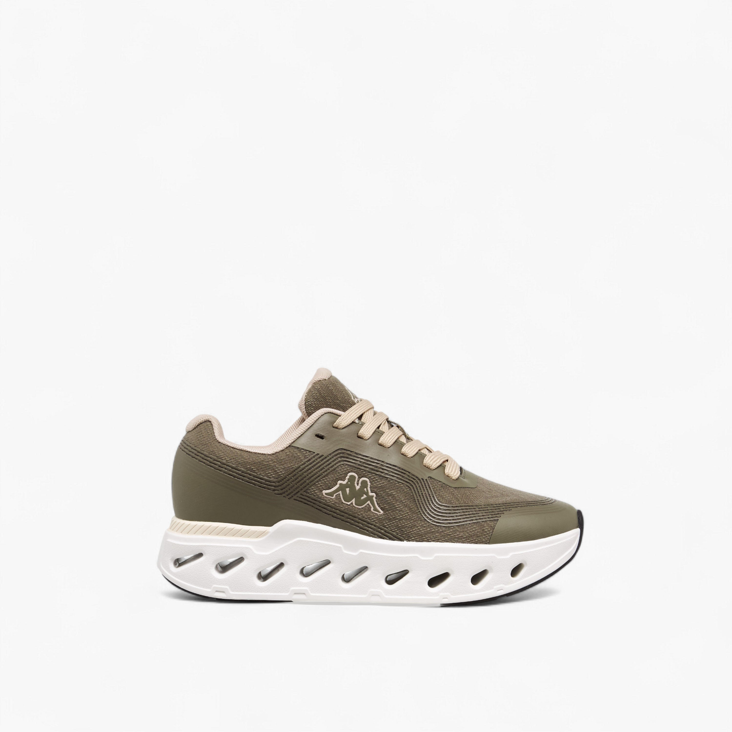 Kappa Women's Striped Lace-Up Sports Shoes-women-shoes-sports-image-3