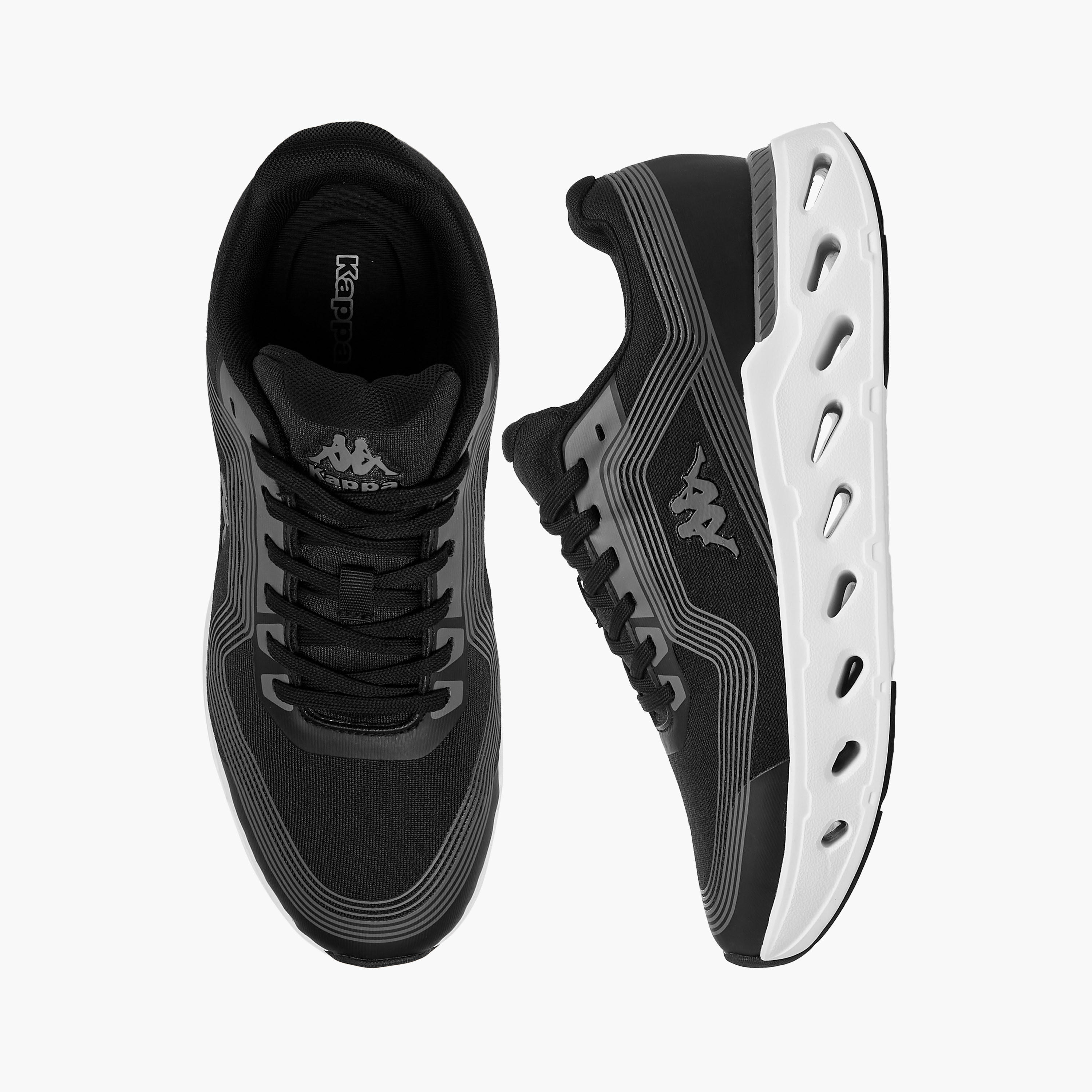 Kappa Men's Textured Lace-Up Sports Shoes-sports-men-shoes-image-1