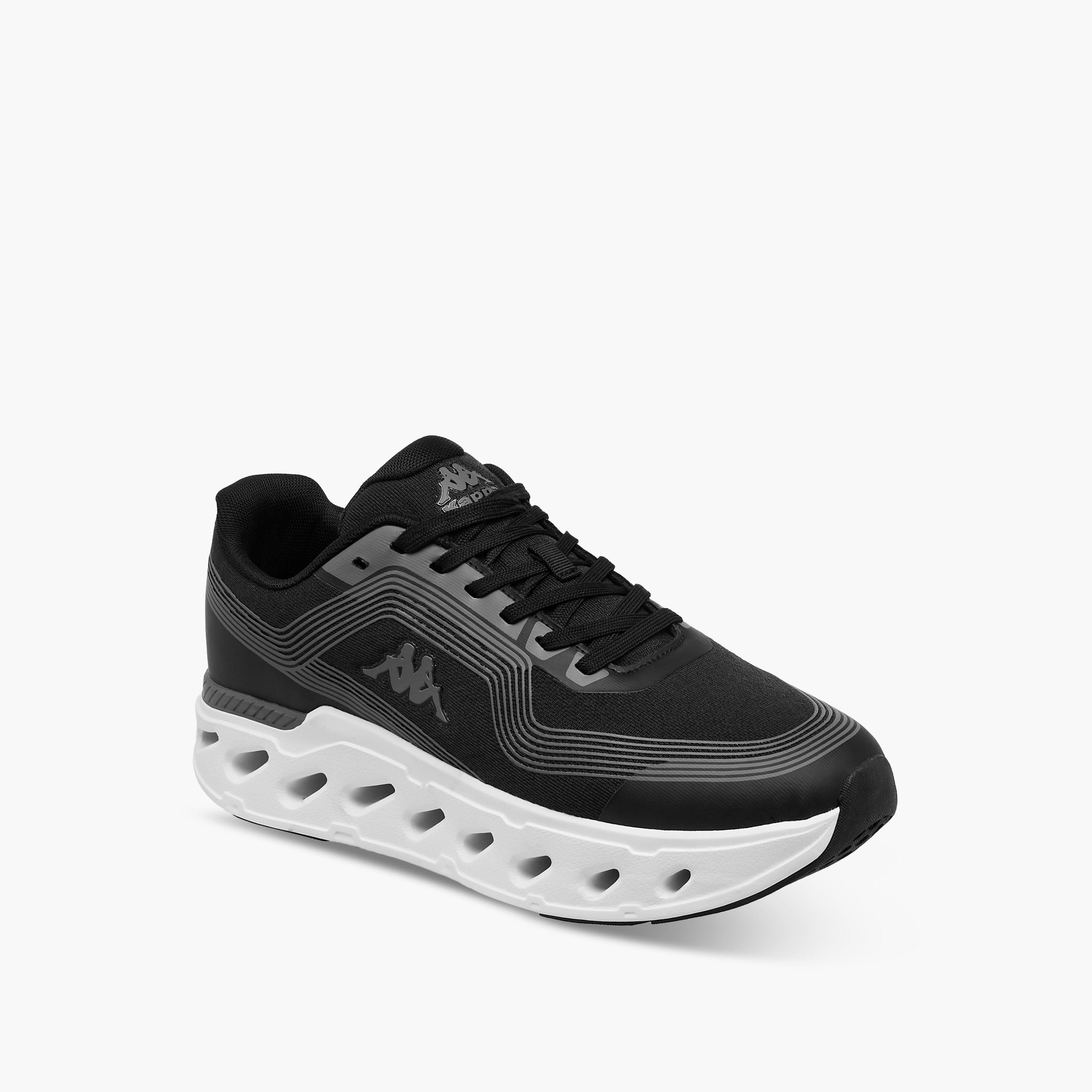 Kappa Men's Textured Lace-Up Sports Shoes-sports-men-shoes-image-2
