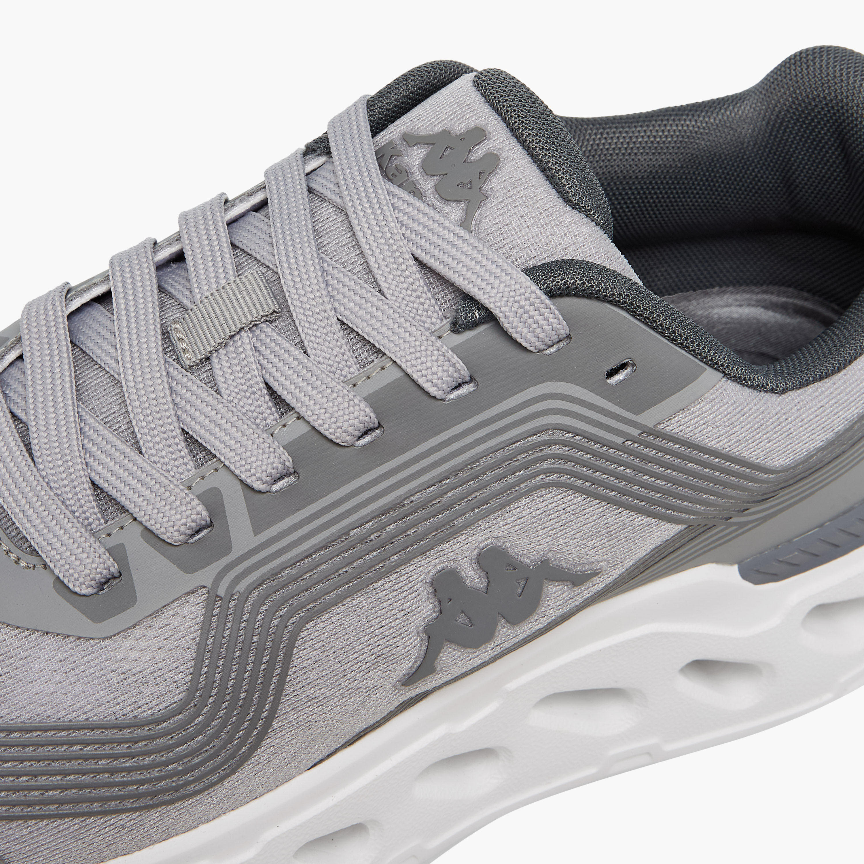 Kappa Men's Textured Lace-Up Sports Shoes-sports-men-shoes-image-4