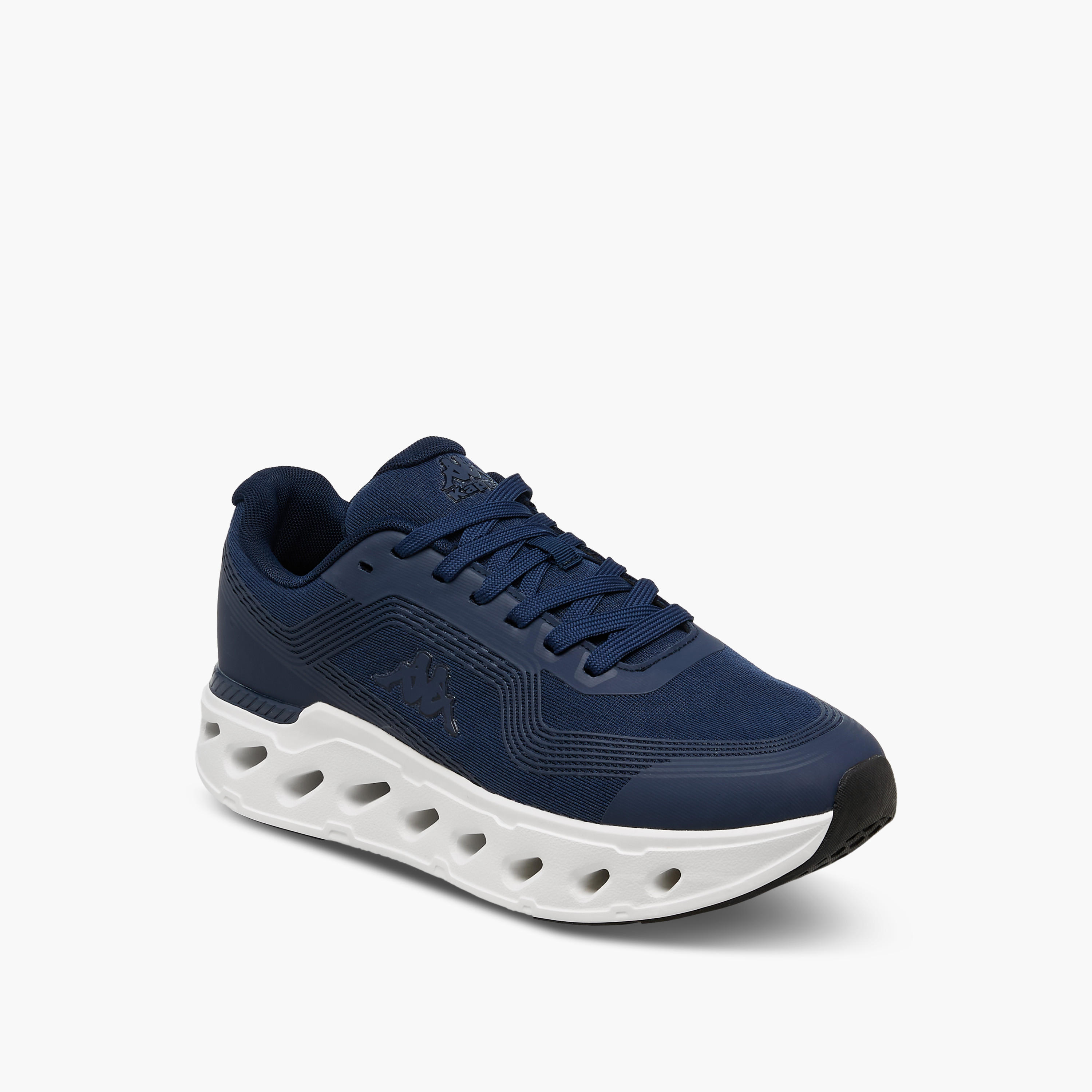 Kappa Men's Textured Lace-Up Sports Shoes-sports-men-shoes-image-2