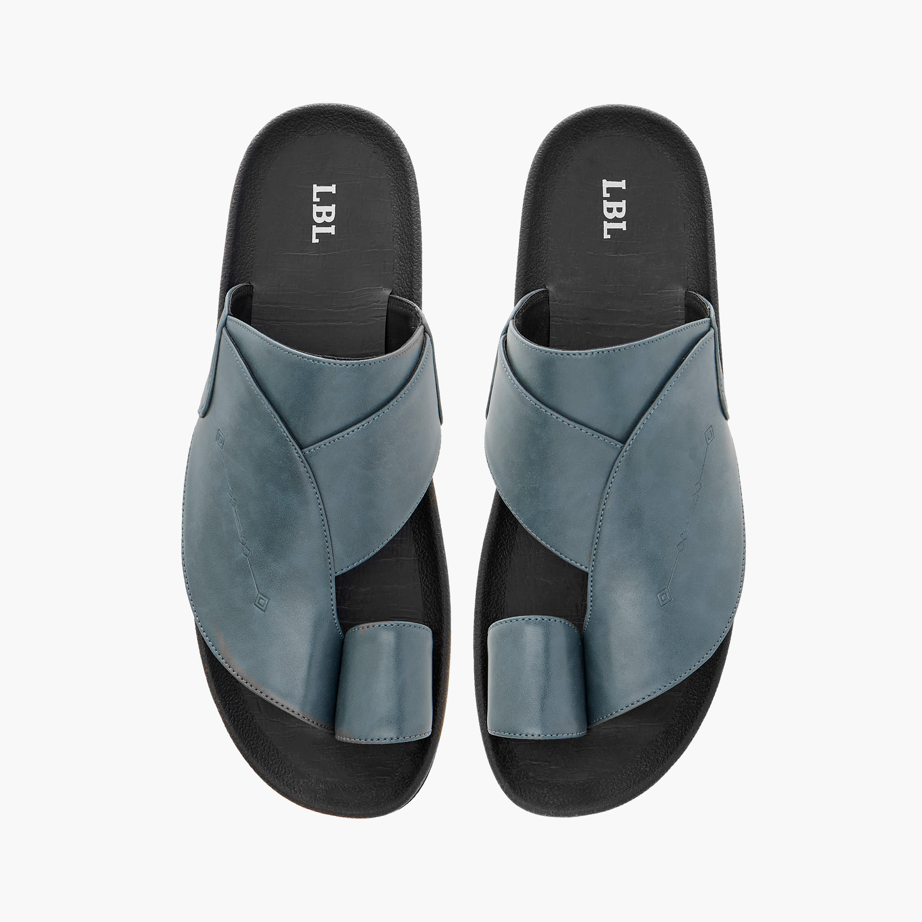 LBL by Shoexpress Panelled Slip-On Arabic Sandals-men-shoes-sandals-image-1