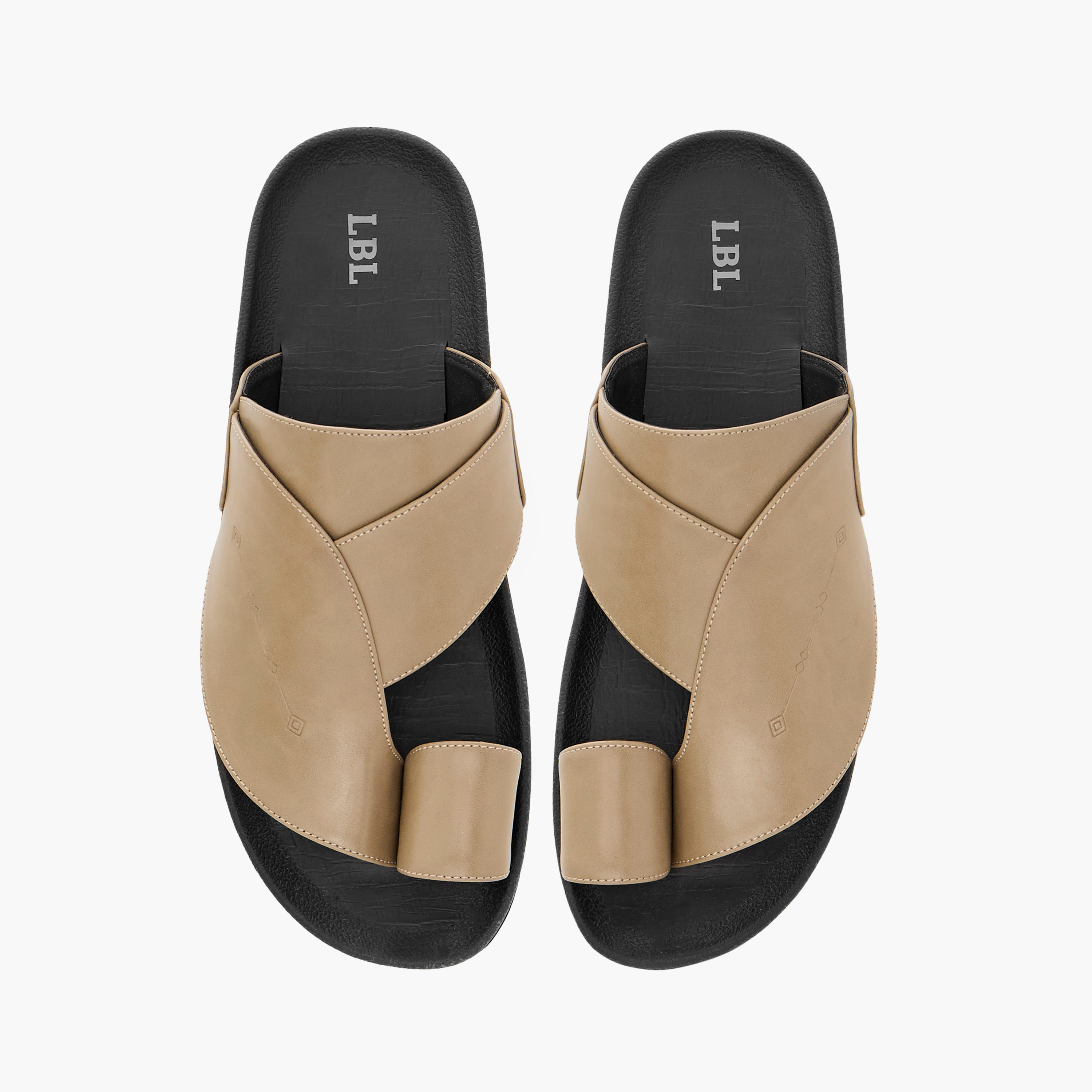 صندل عربي سهل الارتداء بألواح إل بي إل من شو إكسبريس-men-shoes-sandals-image-1