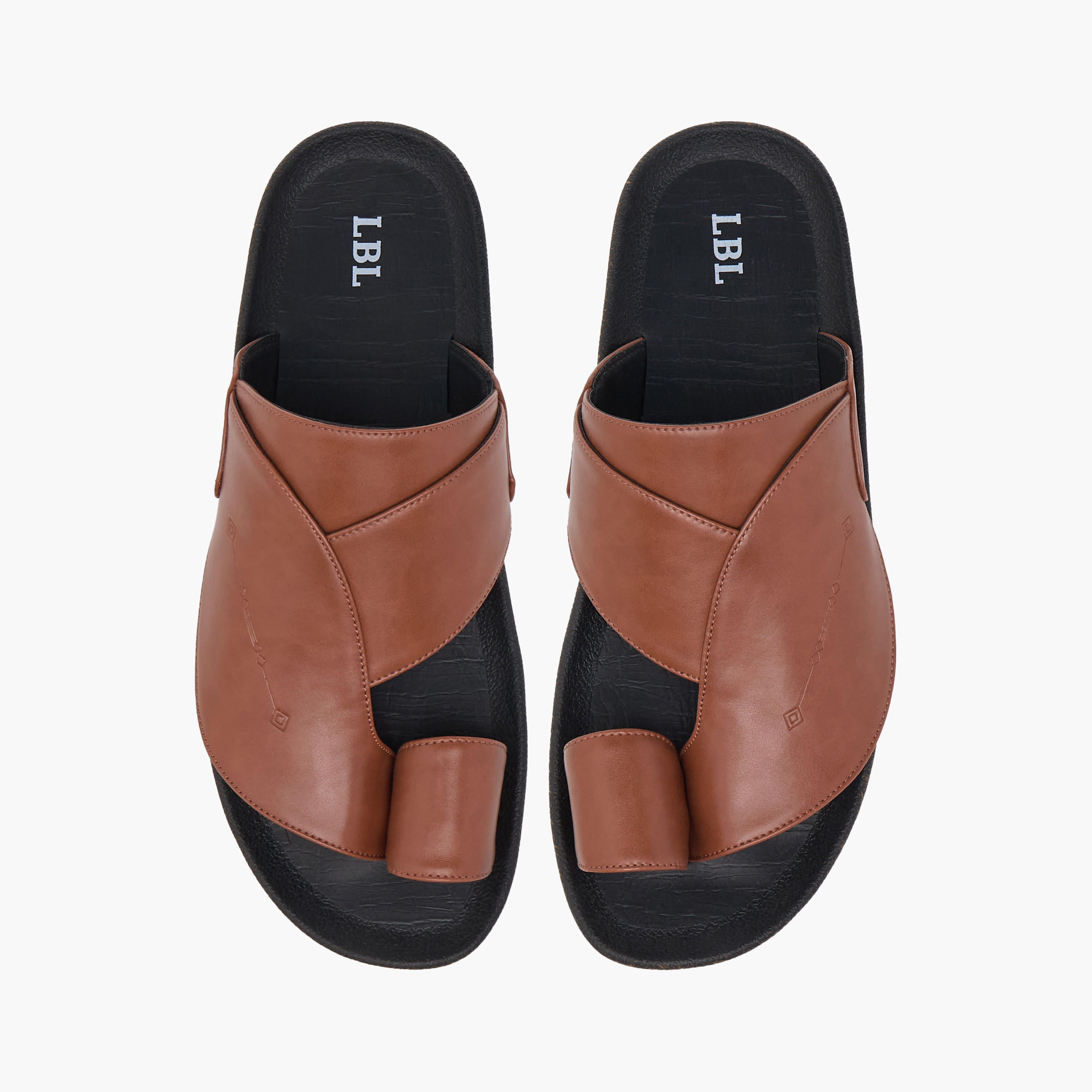 صندل عربي سهل الارتداء بألواح إل بي إل من شو إكسبريس-men-shoes-sandals-image-1