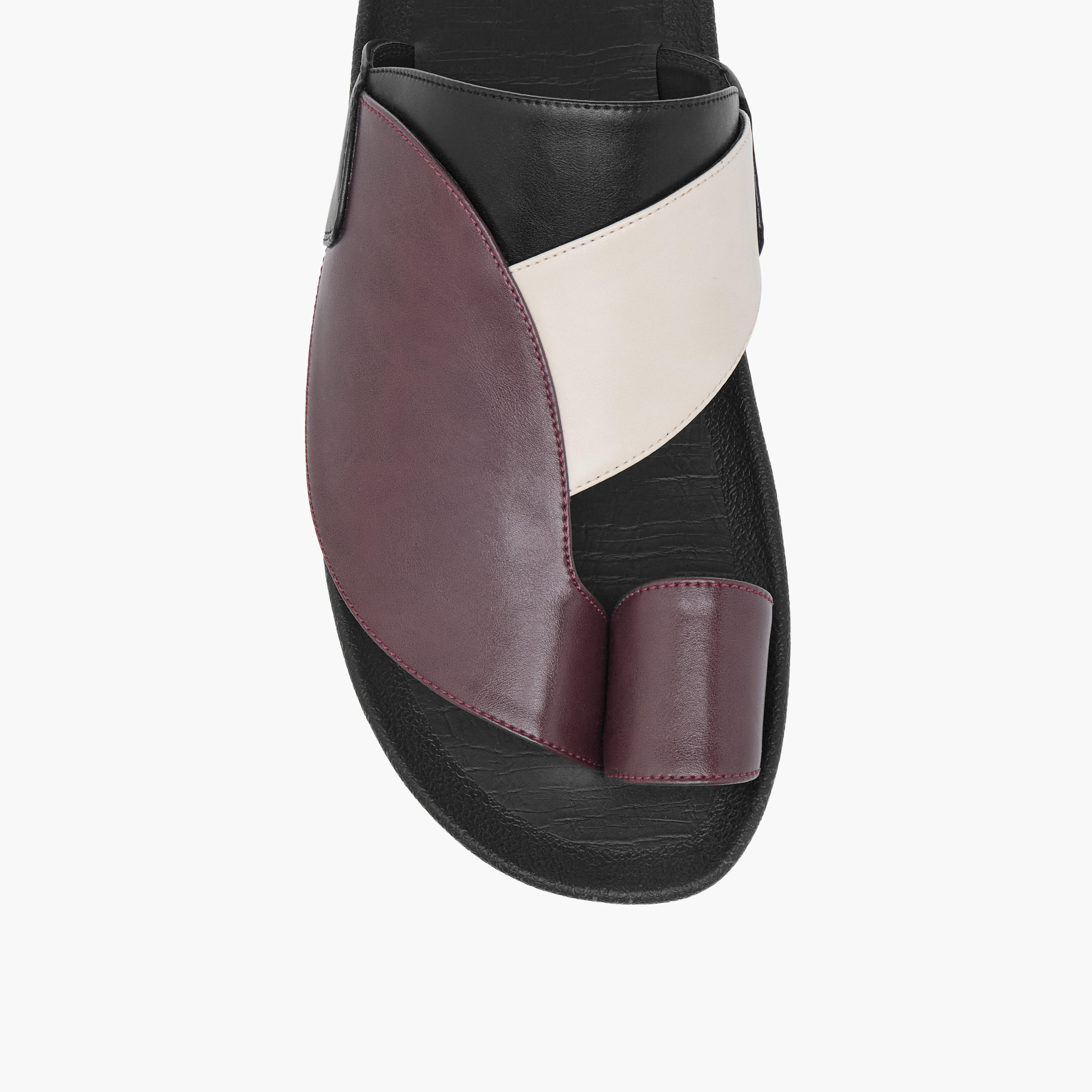 LBL by Shoexpress Panelled Slip-On Arabic Sandals-men-shoes-sandals-image-3