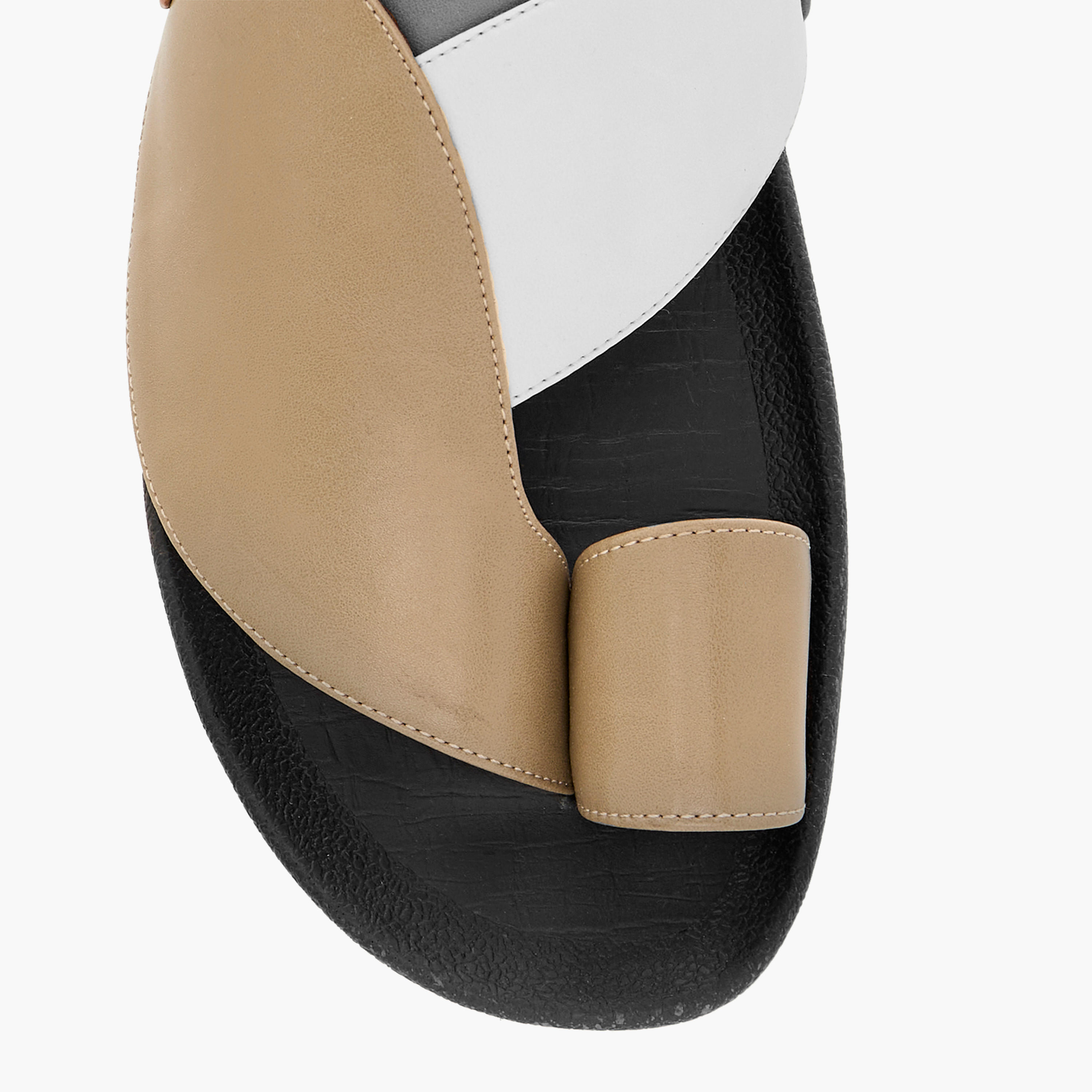 LBL by Shoexpress Panelled Slip-On Arabic Sandals-men-shoes-sandals-image-3
