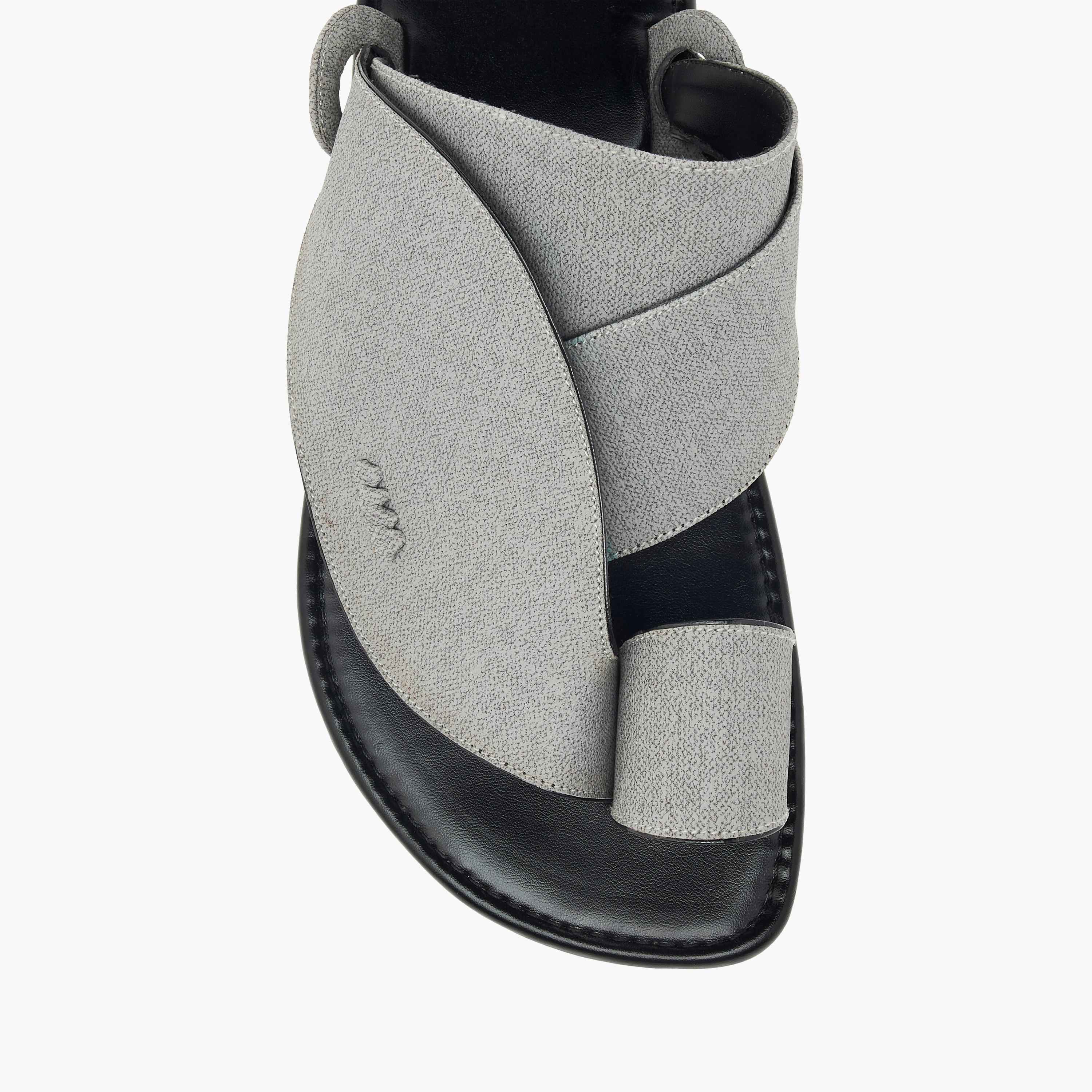 صندل عربي سهل الارتداء بارز الملمس بحلقة إصبع من إل بي إل من شو إكسبريس-men-shoes-sandals-image-3