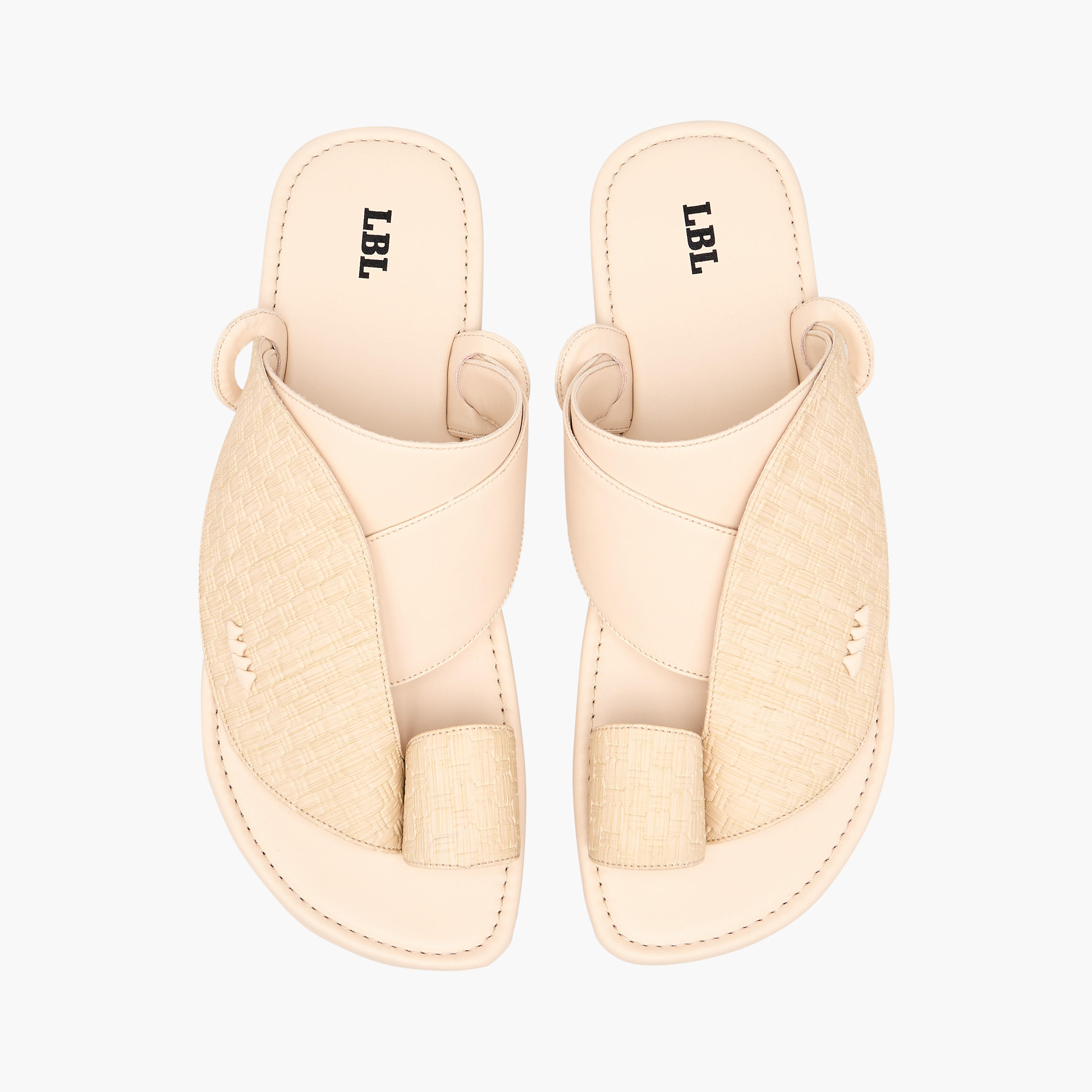 صندل عربي سهل الارتداء وبارز الملمس من إل بي إل من شو إكسبريس-men-shoes-sandals-image-1