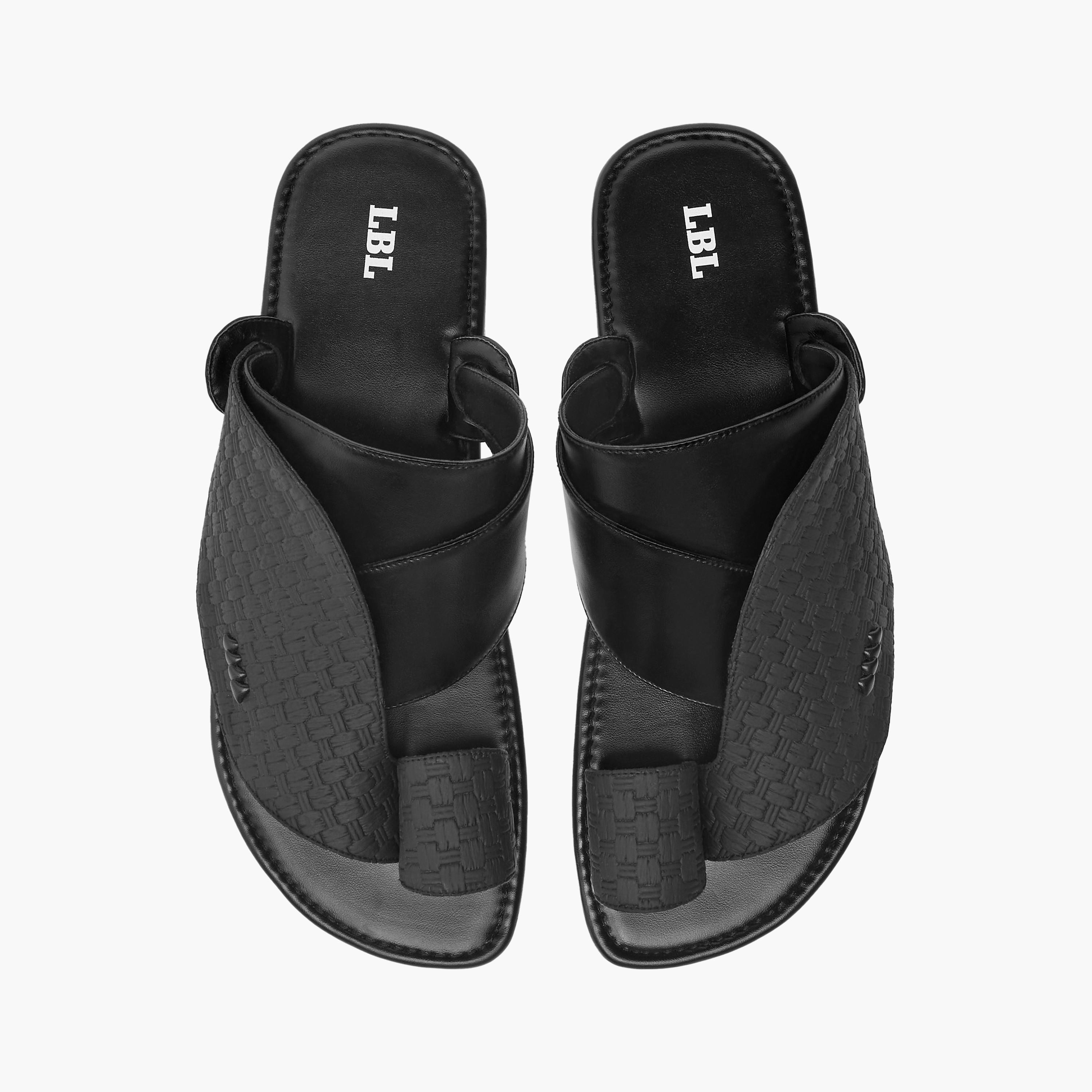 صندل عربي سهل الارتداء وبارز الملمس من إل بي إل من شو إكسبريس-men-shoes-sandals-image-1